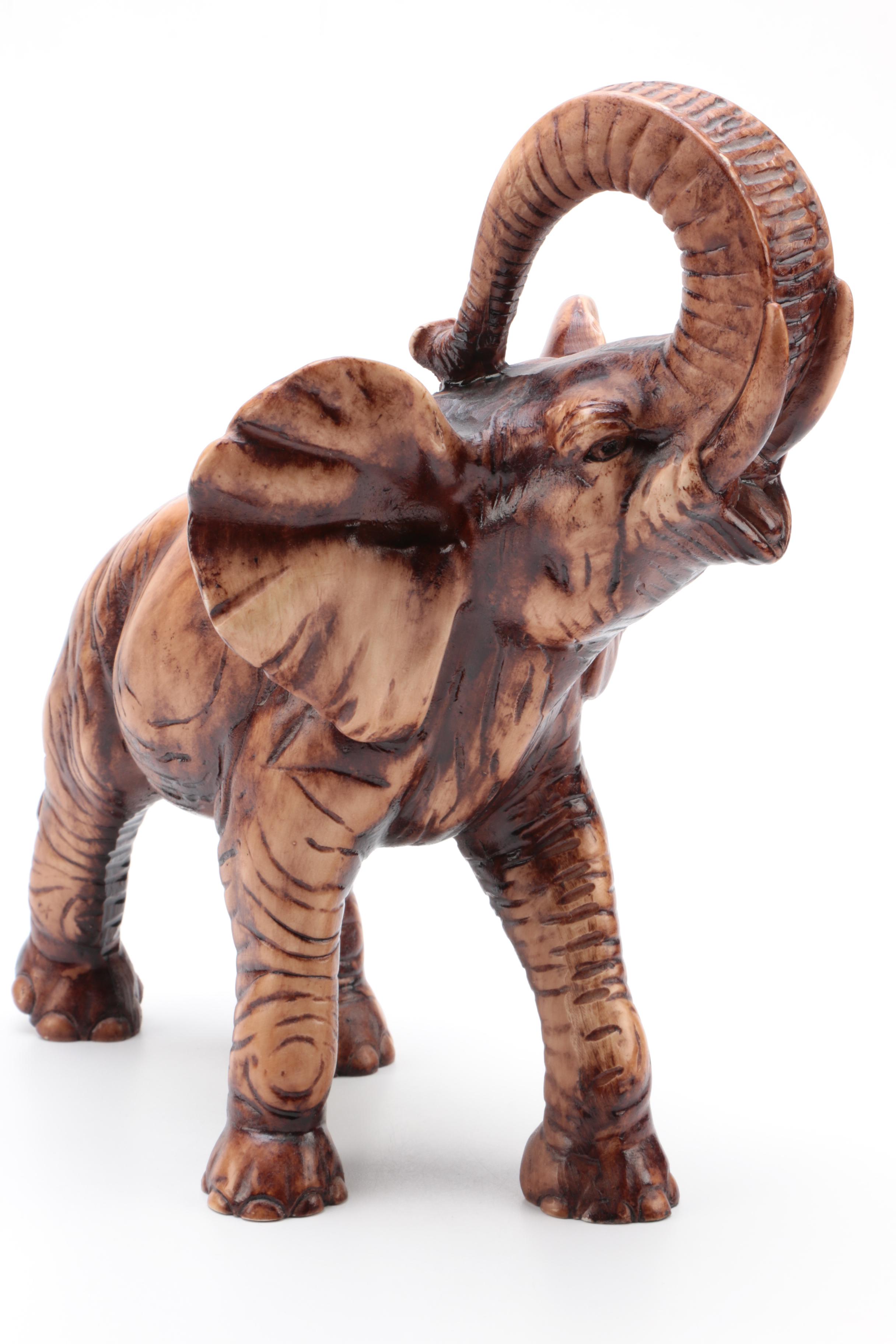 Resin Elephant Figurine