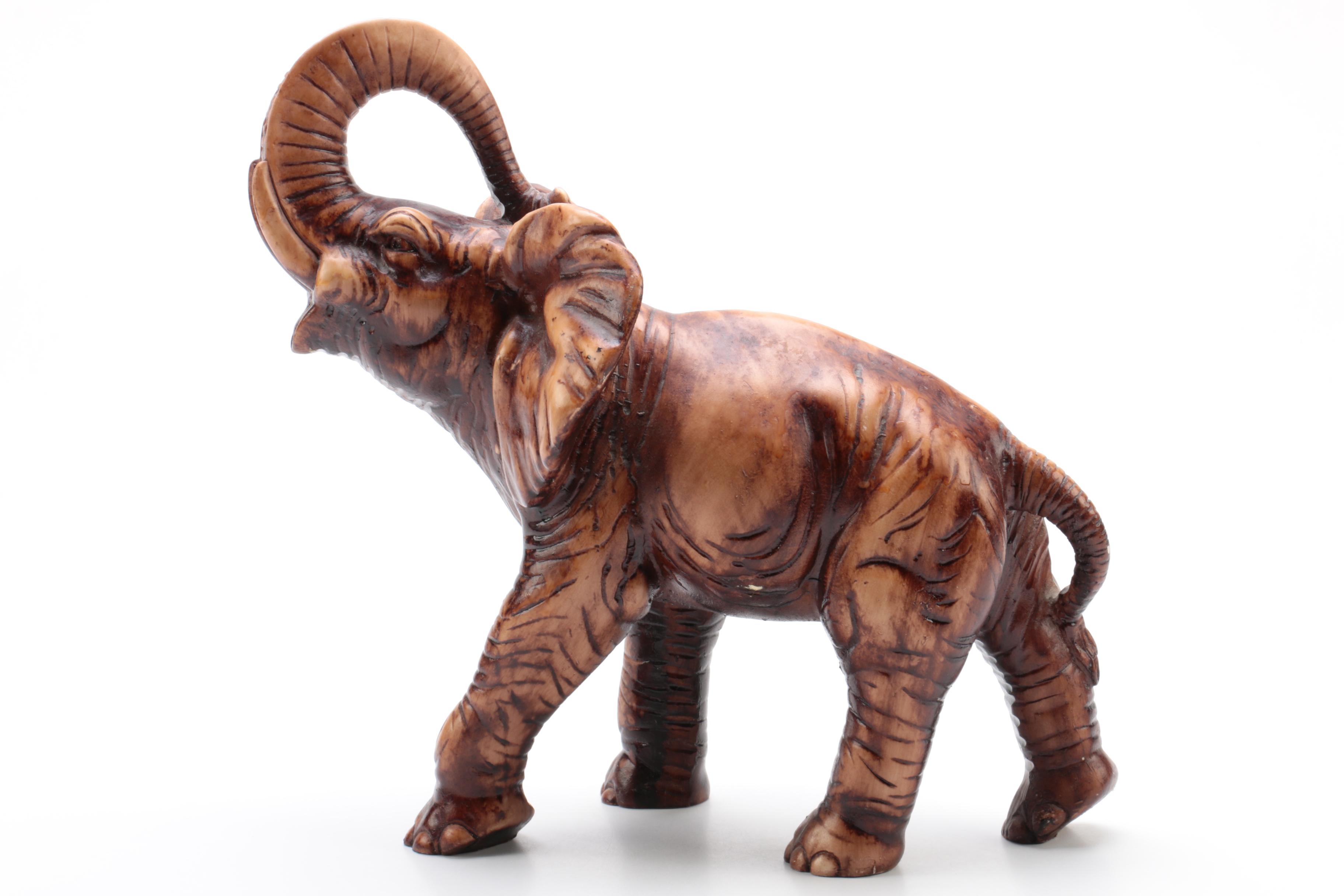 Resin Elephant Figurine