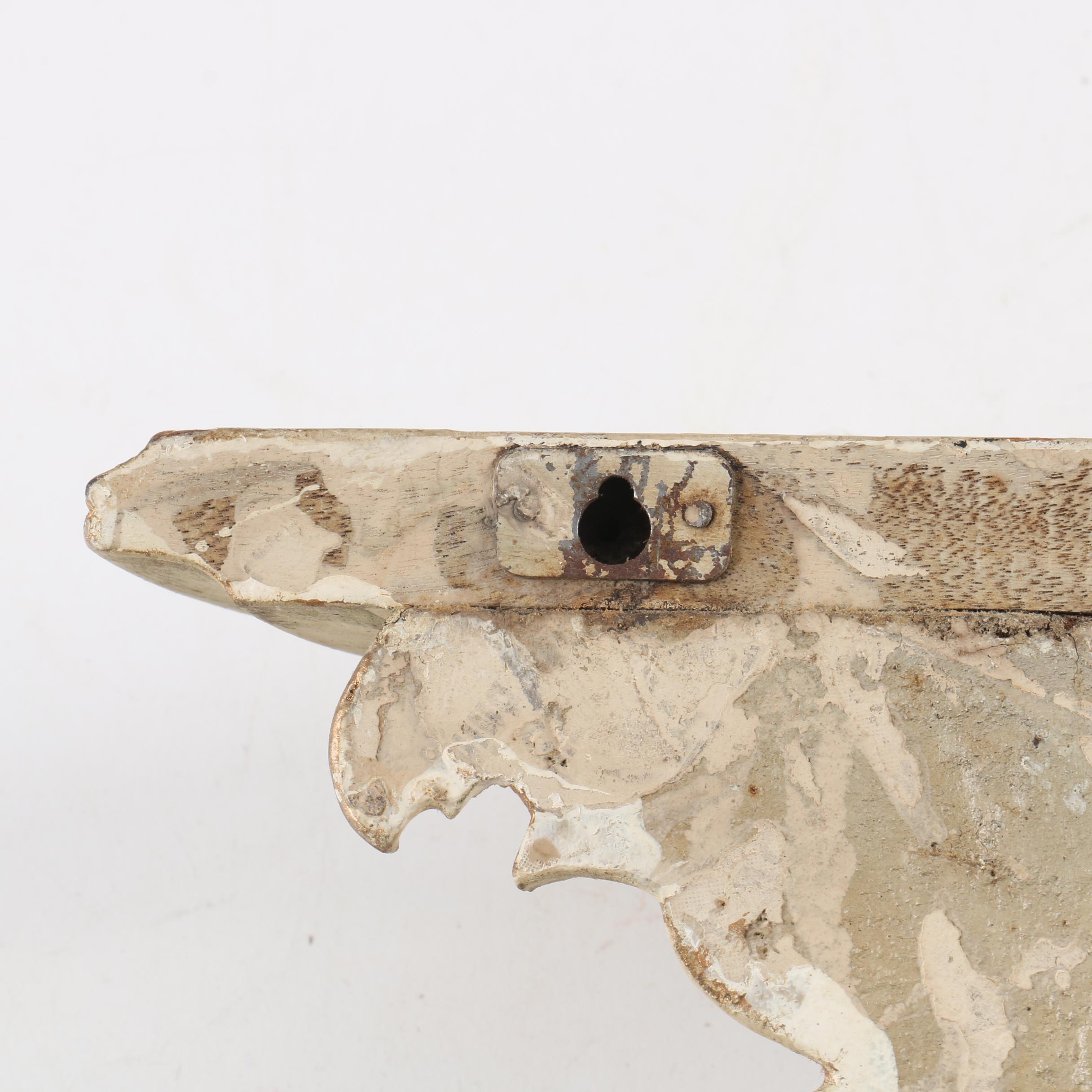 Antique Carved Wood Foliate Bracket