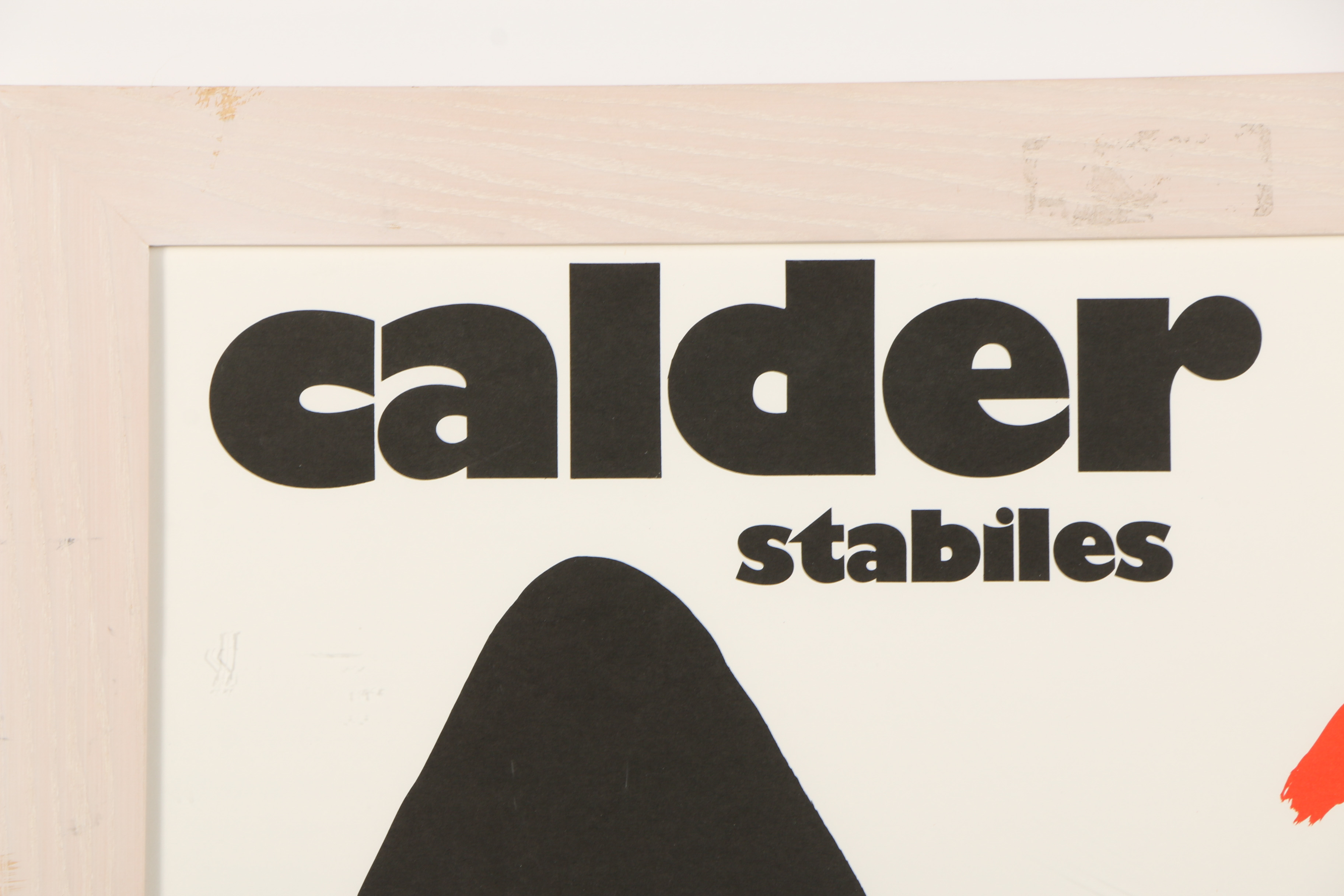 Galerie Maeght Exhibition Poster for Alexander Calder "Stabiles"