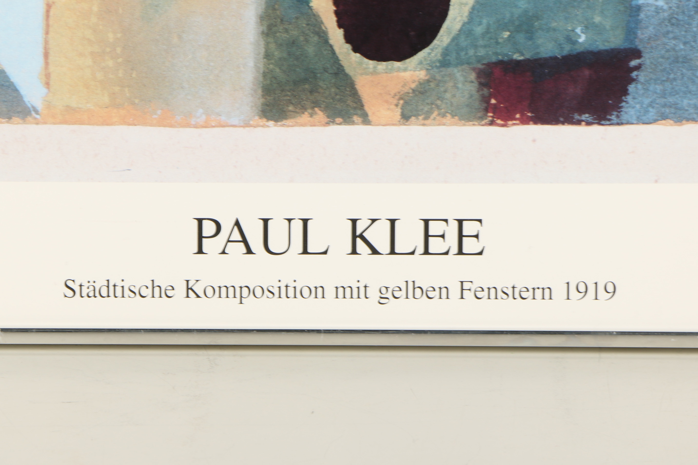 Offset Lithograph After Paul Klee's "Stadtische Komposition mit Gelben"