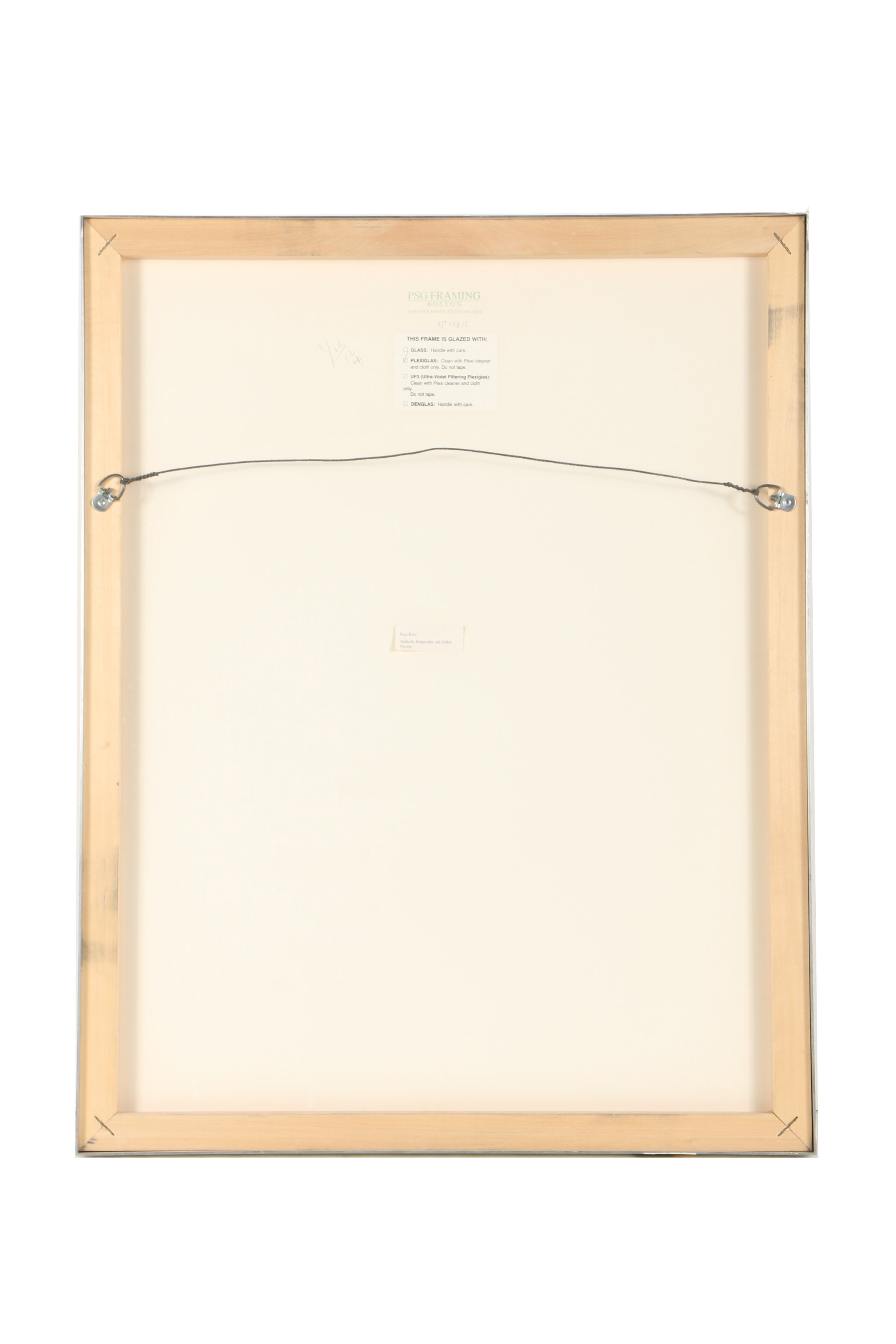 Offset Lithograph After Paul Klee's "Stadtische Komposition mit Gelben"