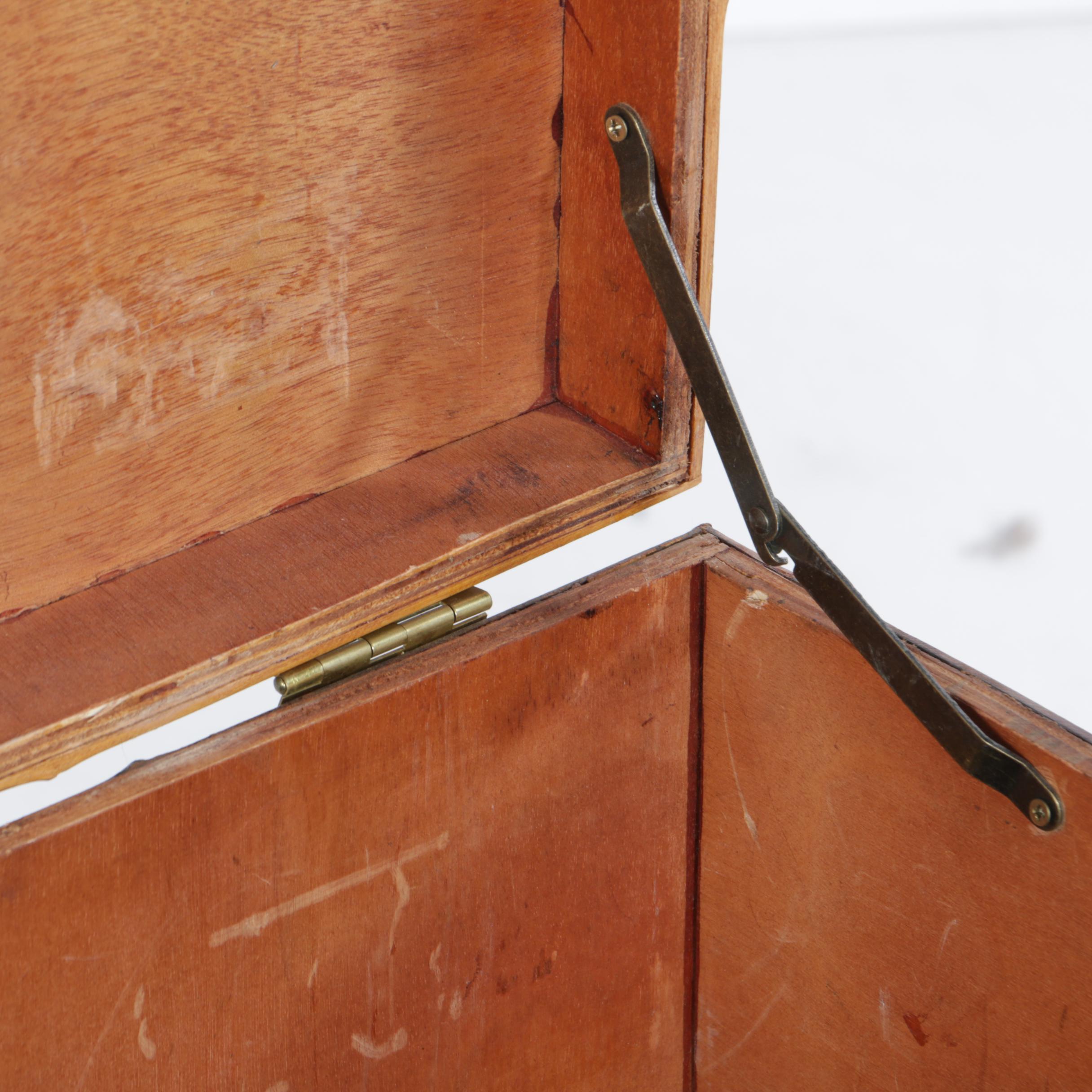 Asian Bamboo Trunk with Woven Panels