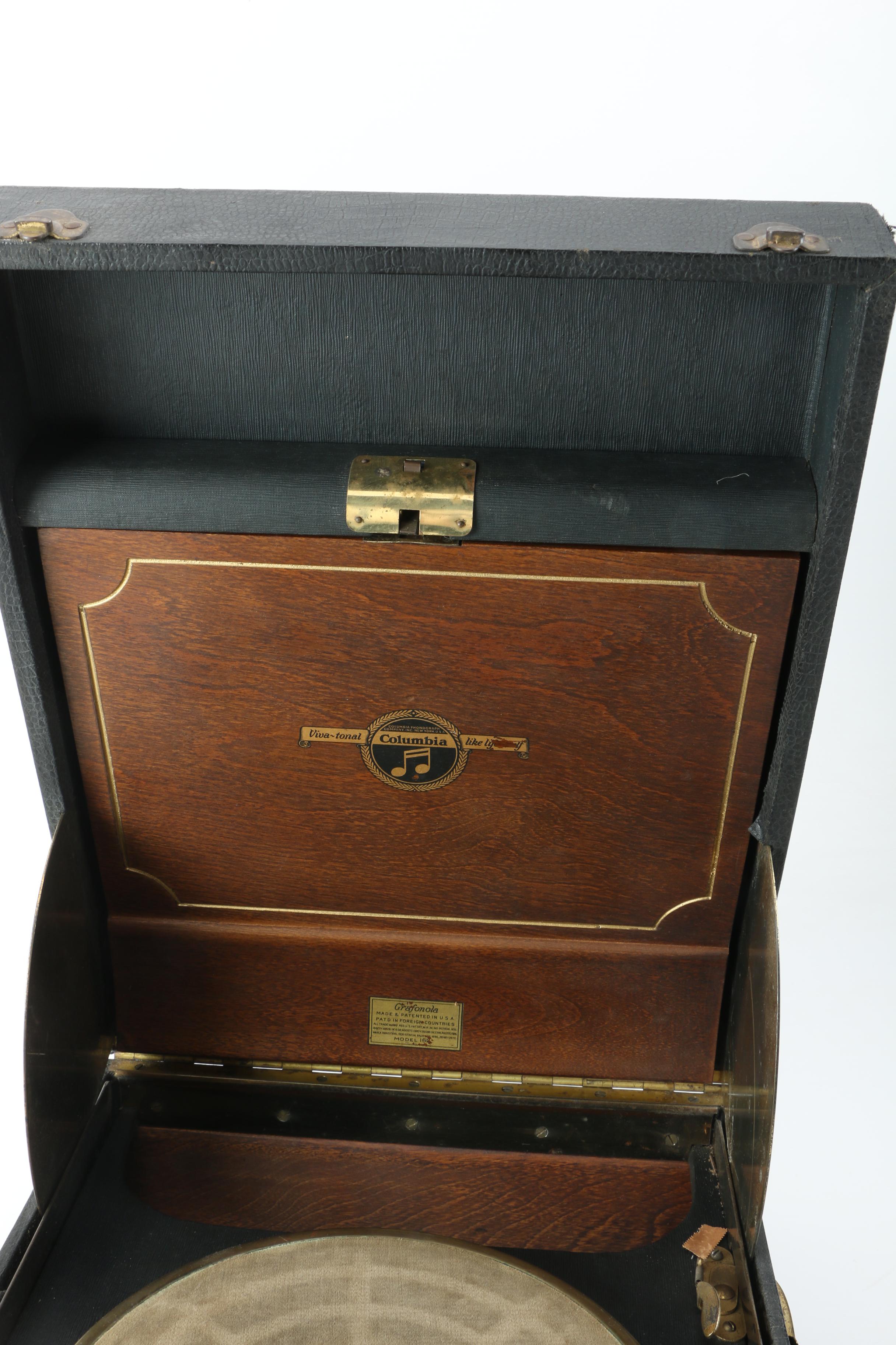 Antique Columbia Grafonola Model 162 Phonograph