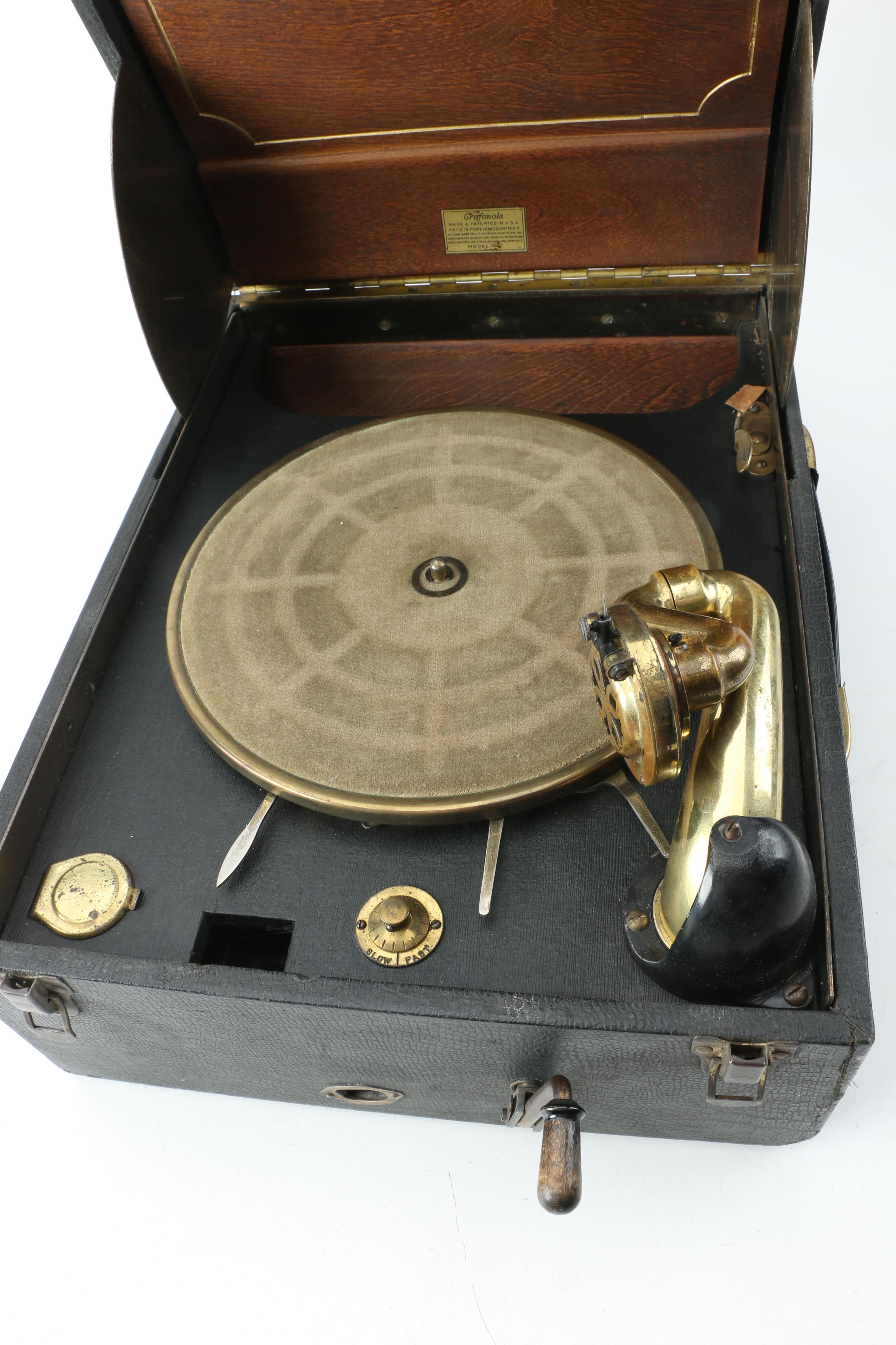 Antique Columbia Grafonola Model 162 Phonograph