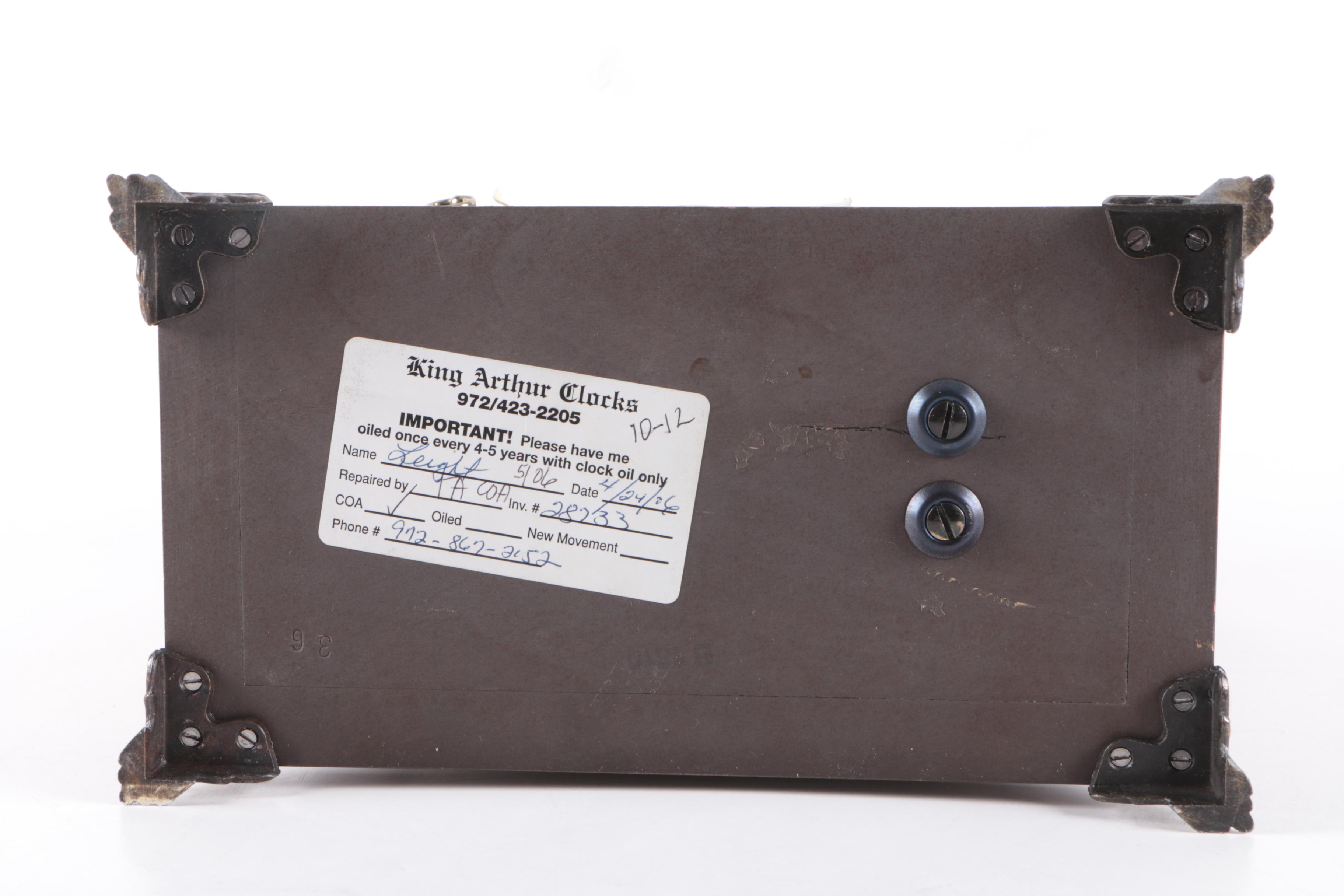 Vintage Bulova Tempus Fugit Chime Mantel Clock