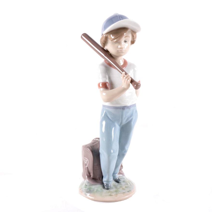 1990 Lladró Collector's Society "Can I Play?" Porcelain Figurine