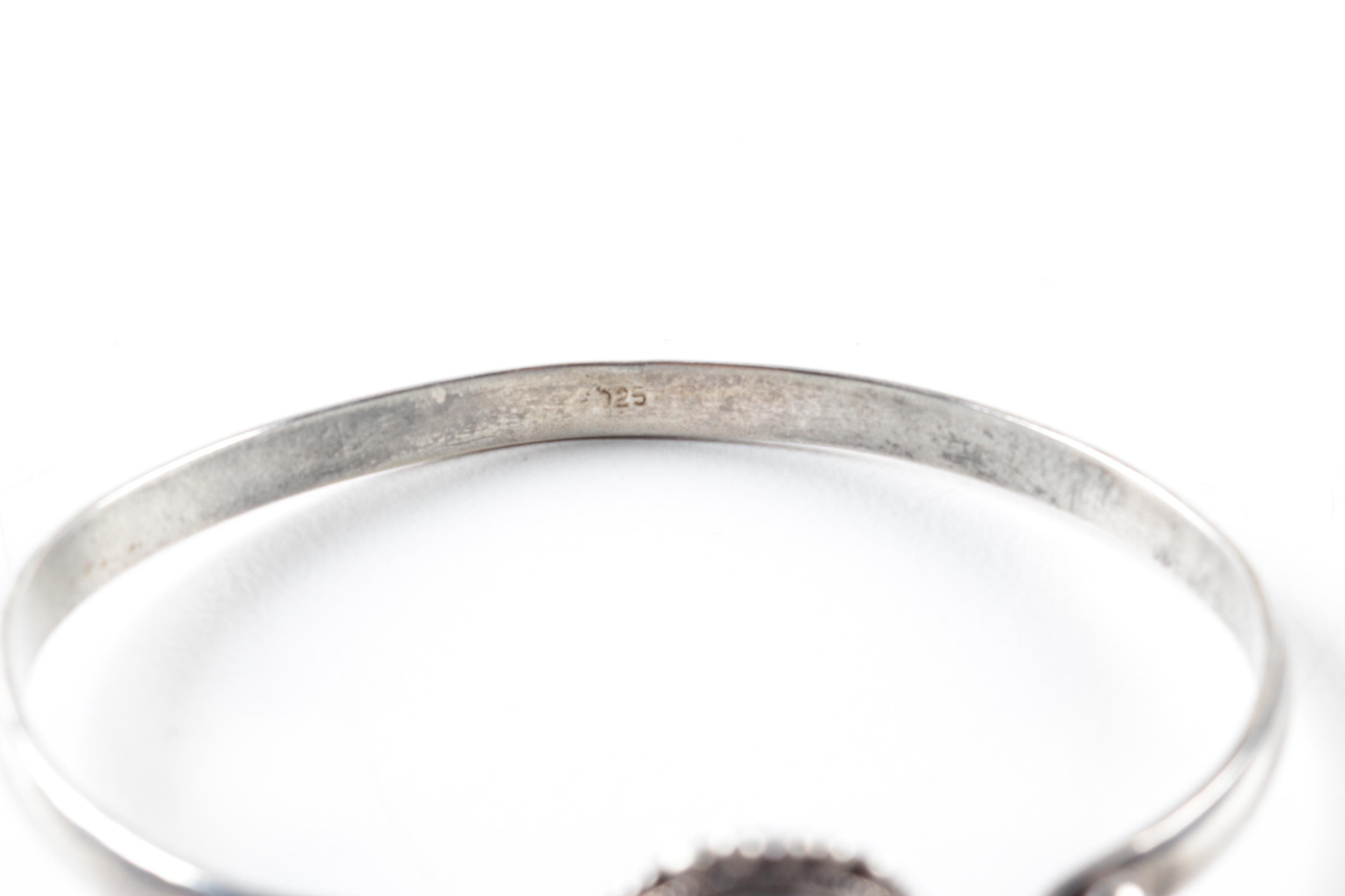 Sterling Silver Rings and Bracelets with Gemstones