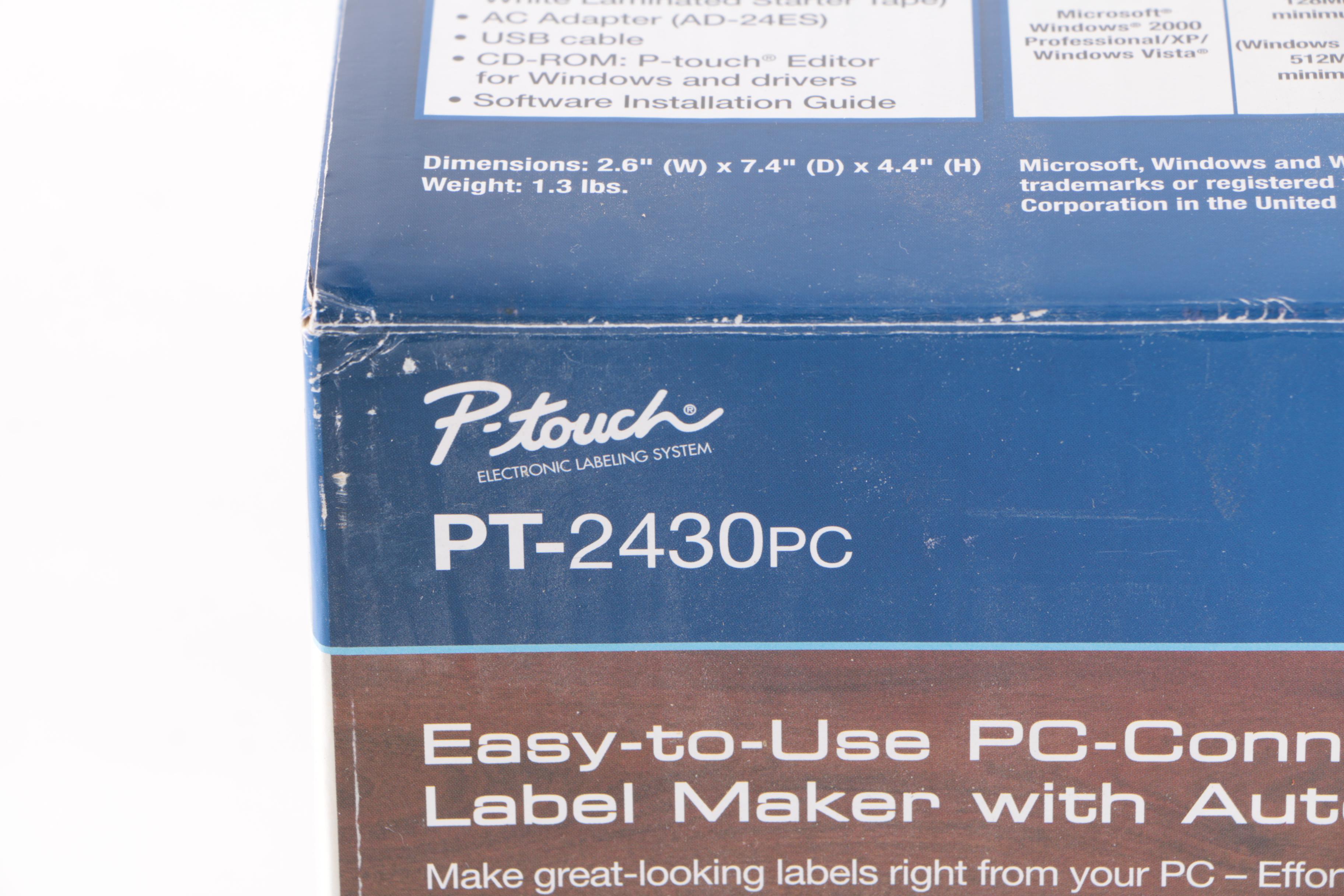 Brother PT-2430PC and PT-2700 Label Makers