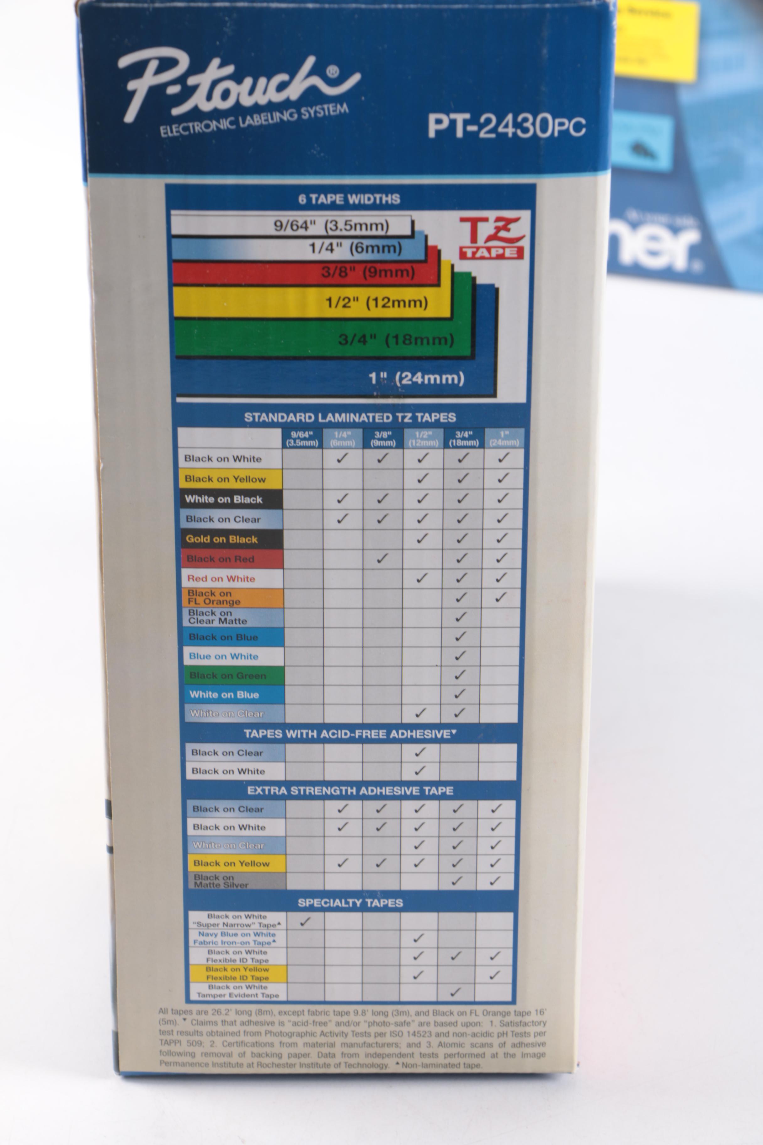 Brother PT-2430PC and PT-2700 Label Makers