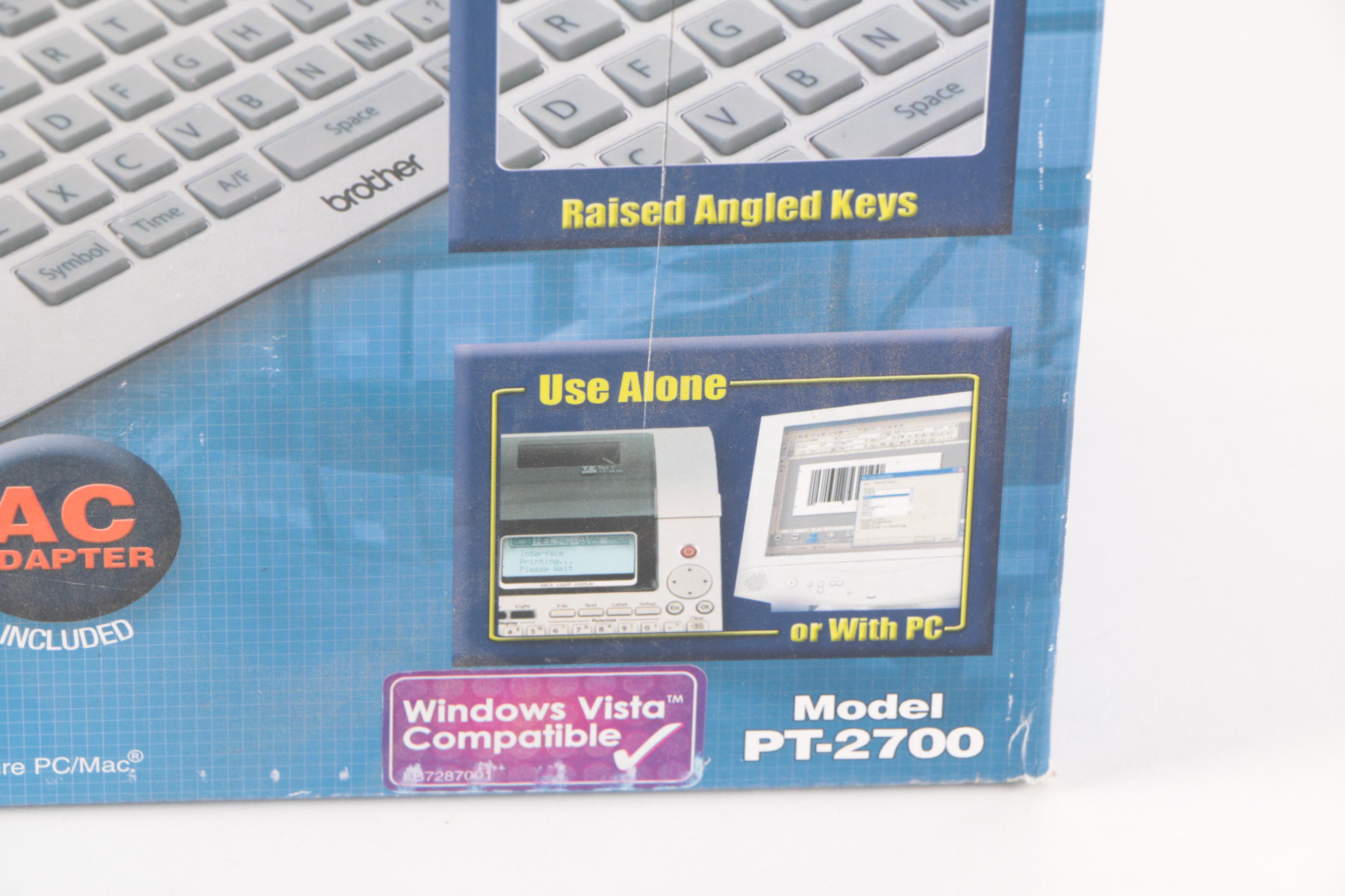 Brother PT-2430PC and PT-2700 Label Makers