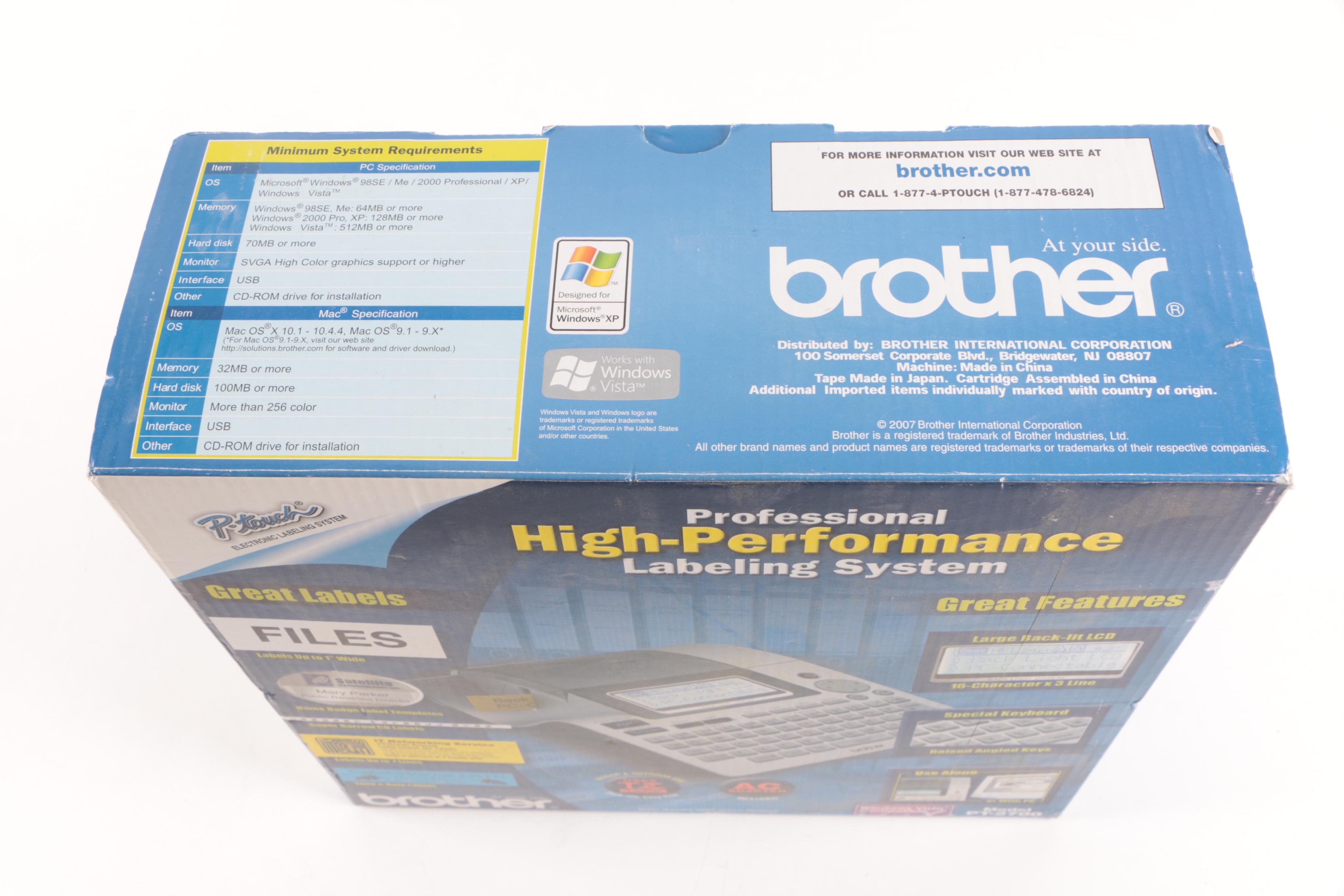 Brother PT-2430PC and PT-2700 Label Makers