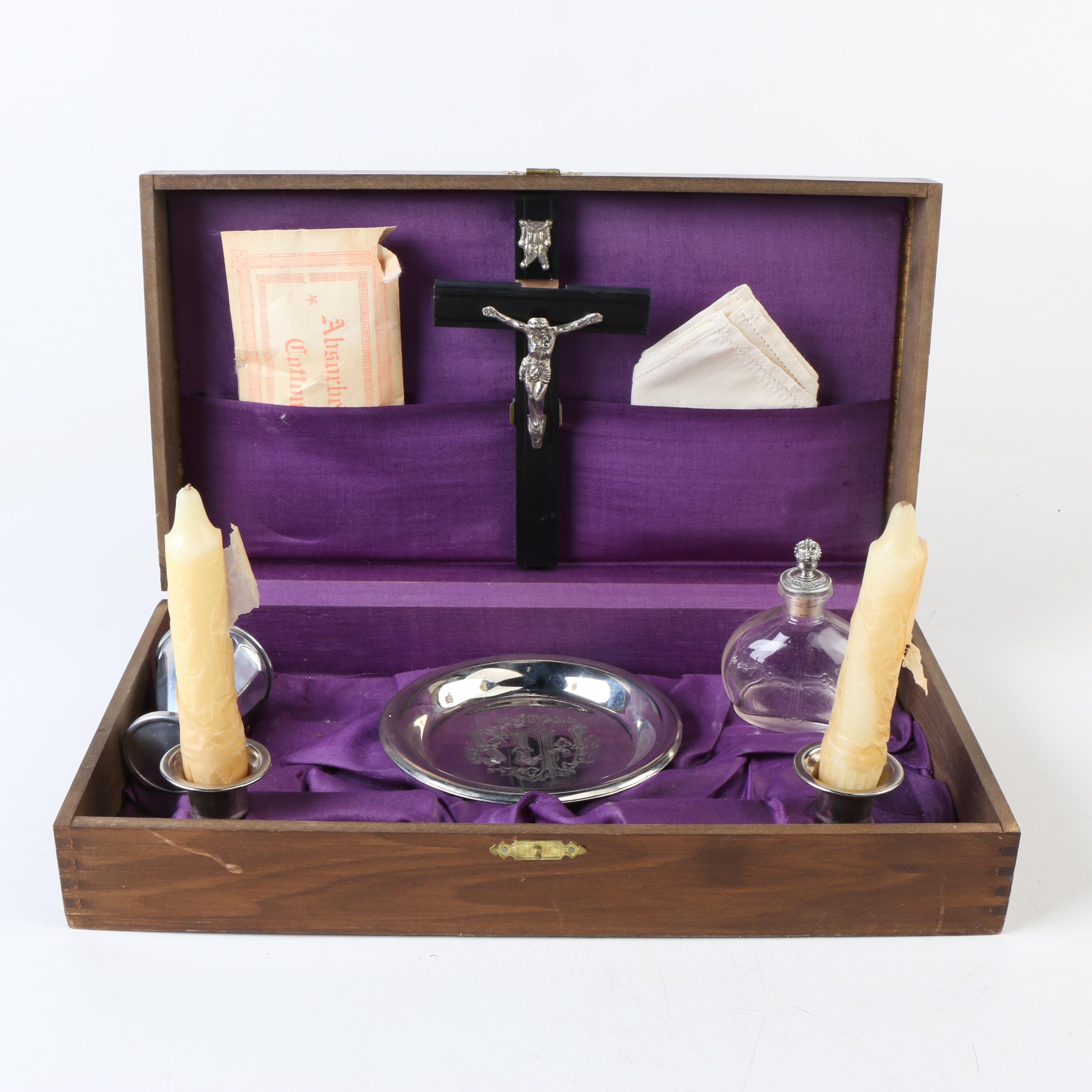 Catholic Last Rites Sick Call Box