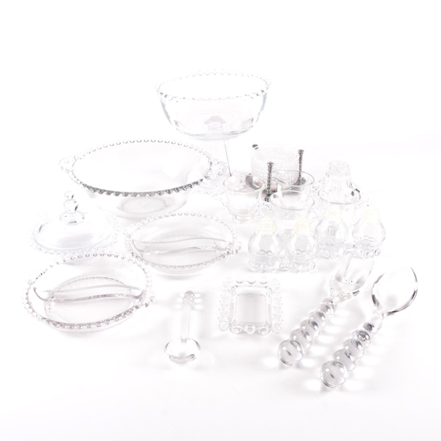 Imperial Glass "Candlewick Clear" Serveware