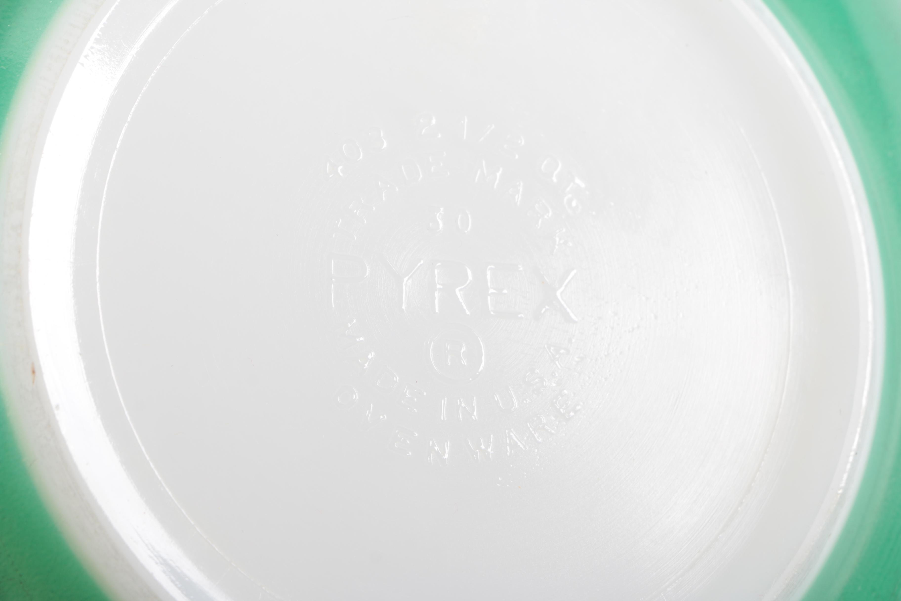 Vintage Pyrex "Primary Colors" Nesting Mixing Bowls