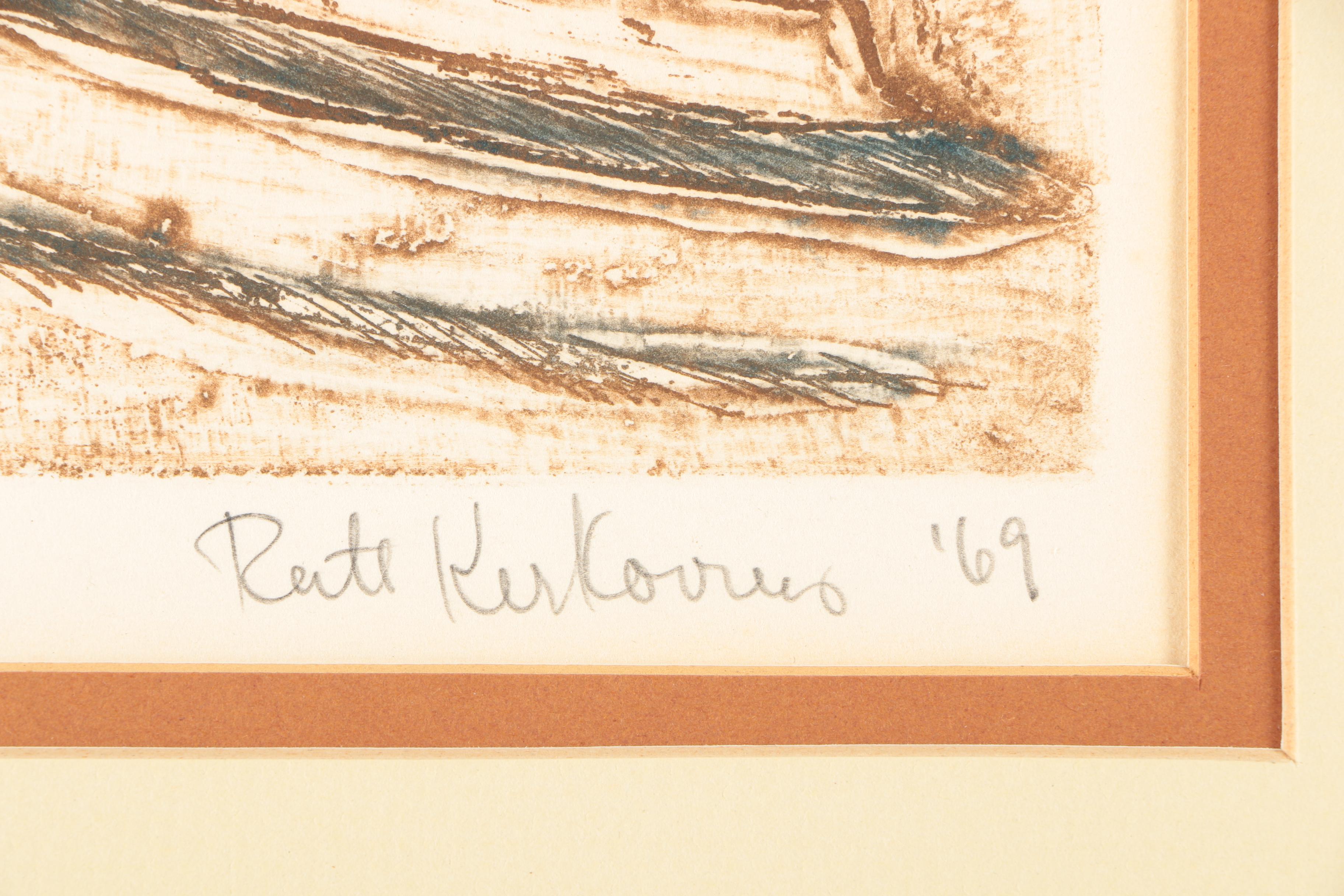 Ruth Kerkovius Collagraph