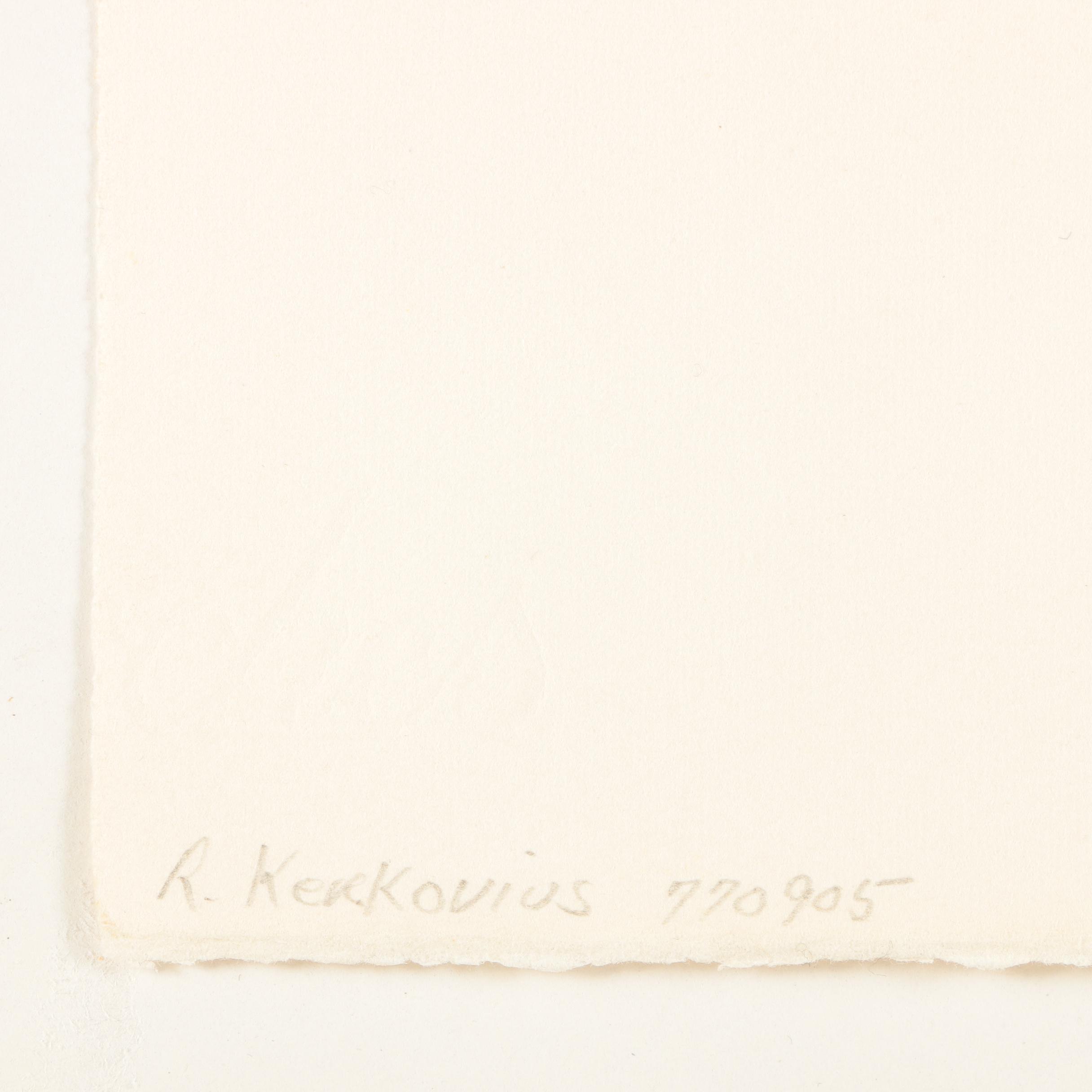 Ruth Kerkovius Collagraph