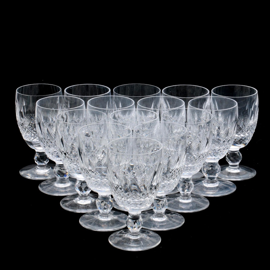 Waterford Crystal "Colleen" Claret Wine Glasses