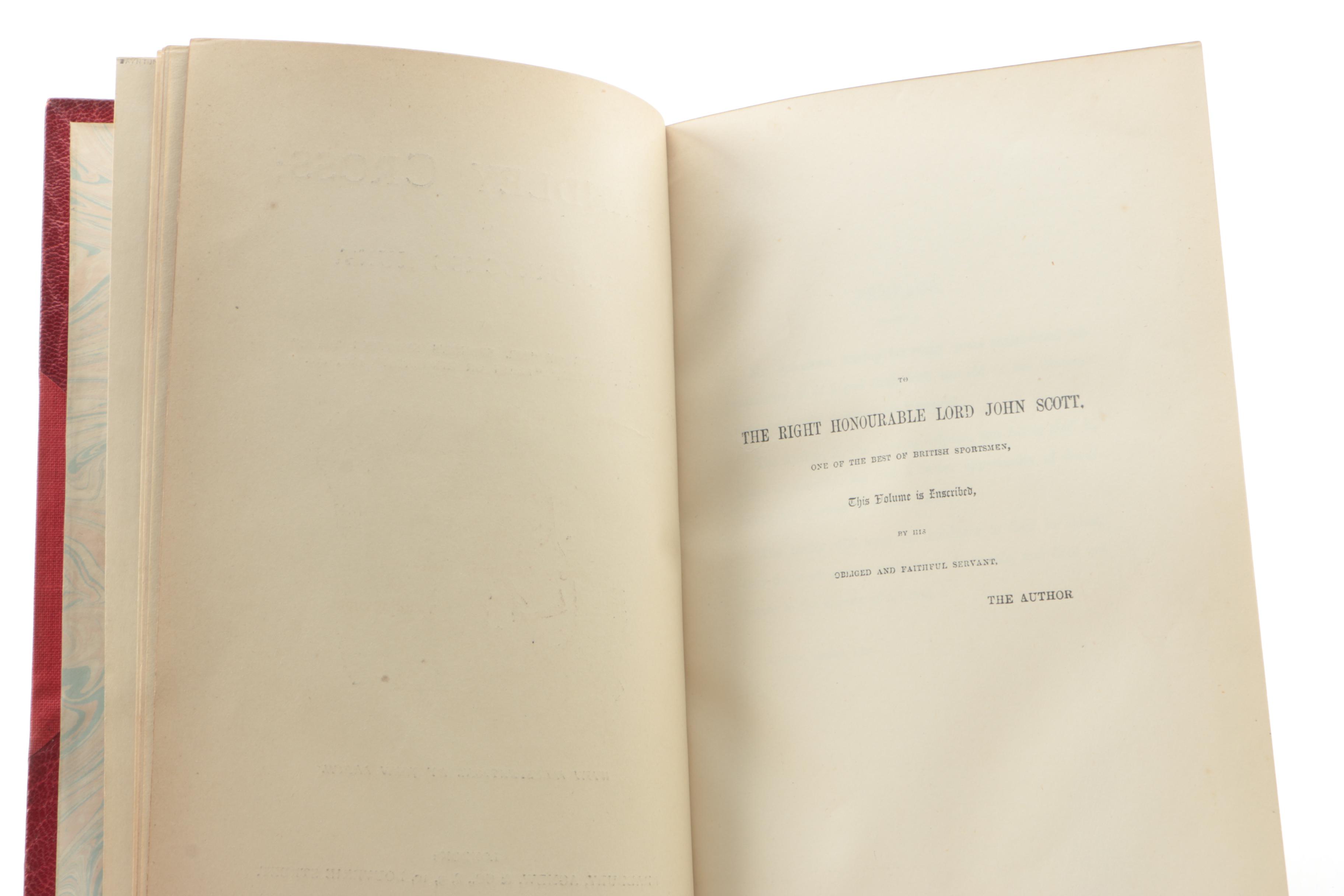 Circa 1890s "Handley Cross" by Surtees with Illustrations after John Leech