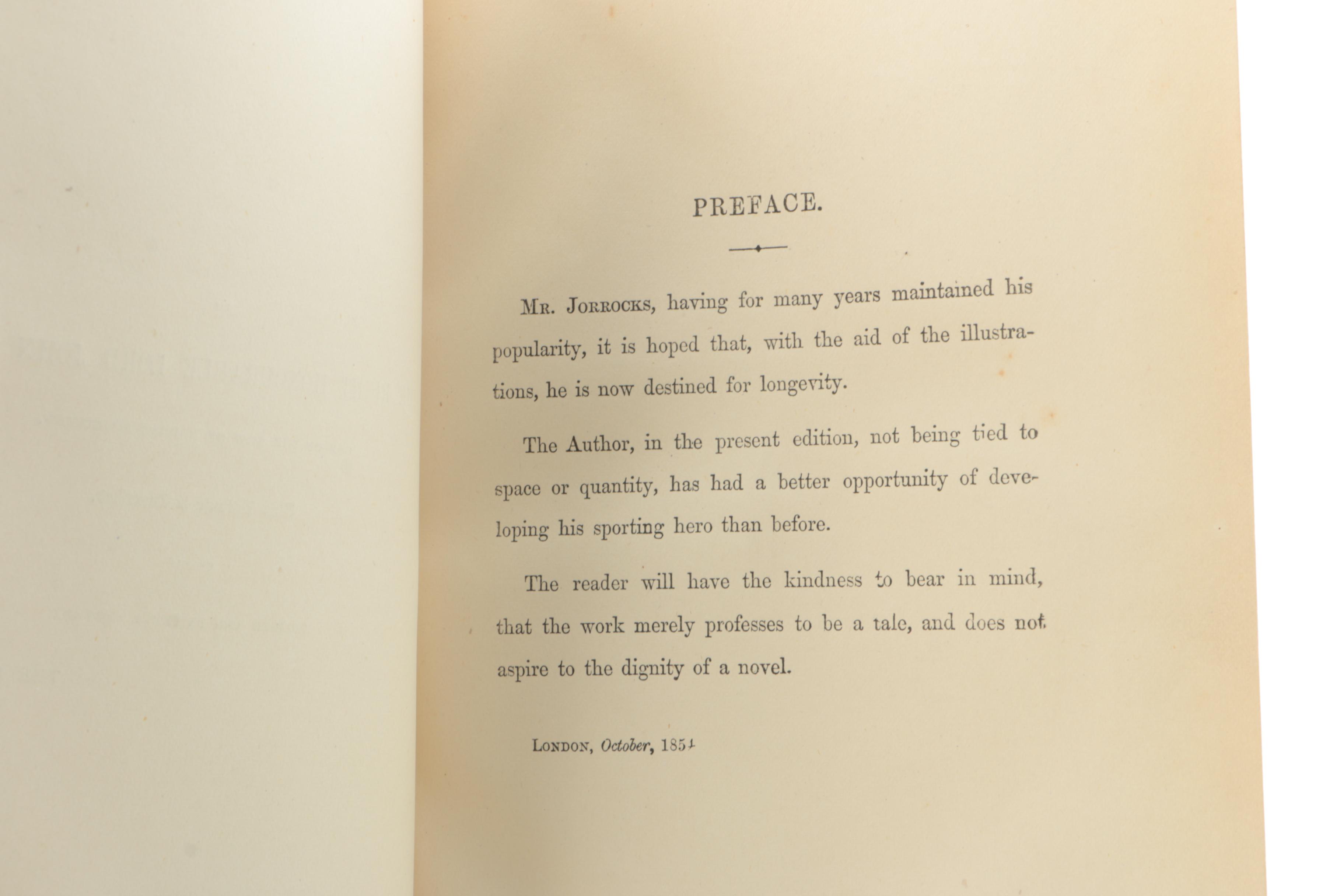 Circa 1890s "Handley Cross" by Surtees with Illustrations after John Leech