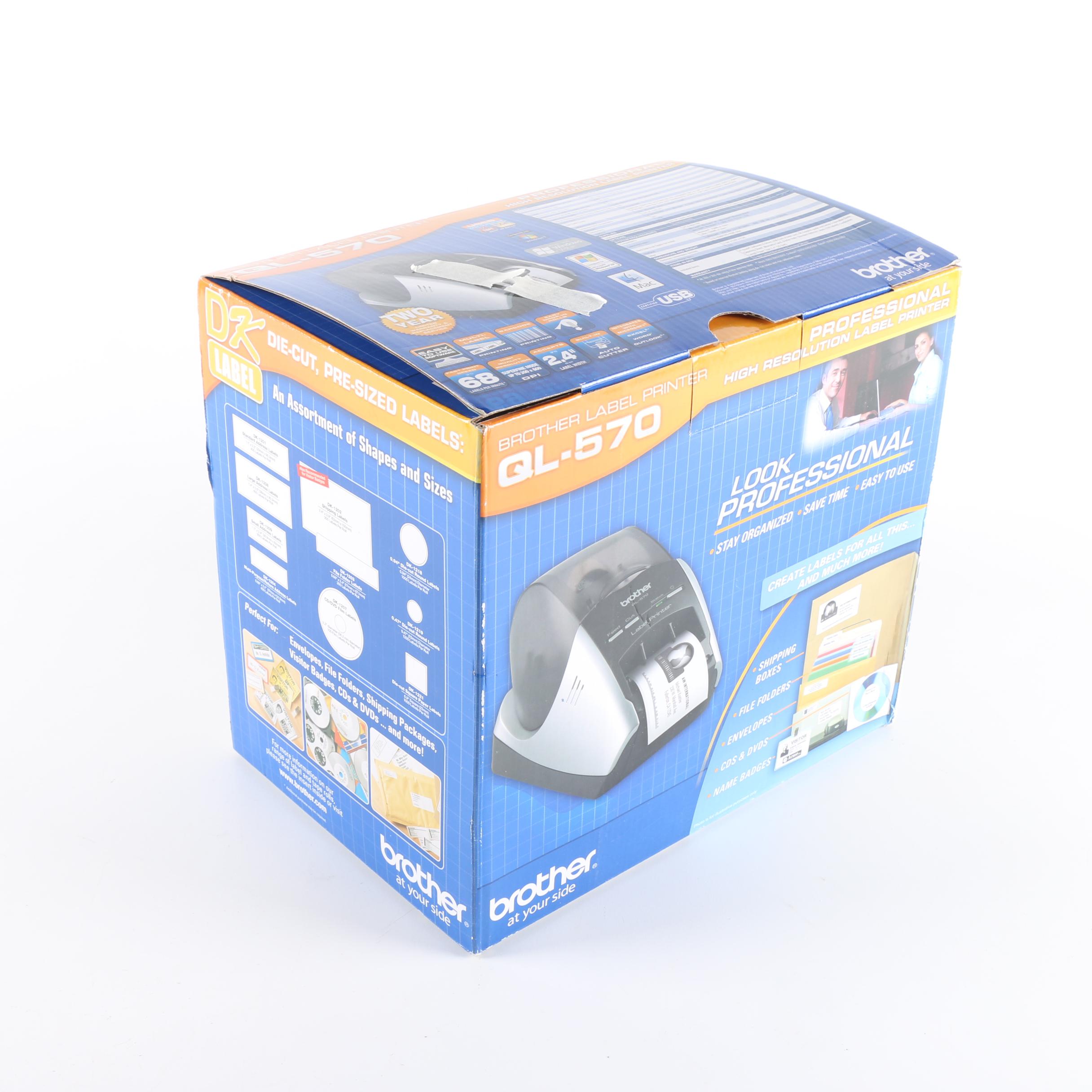 Brother "QL-570" Label Printer