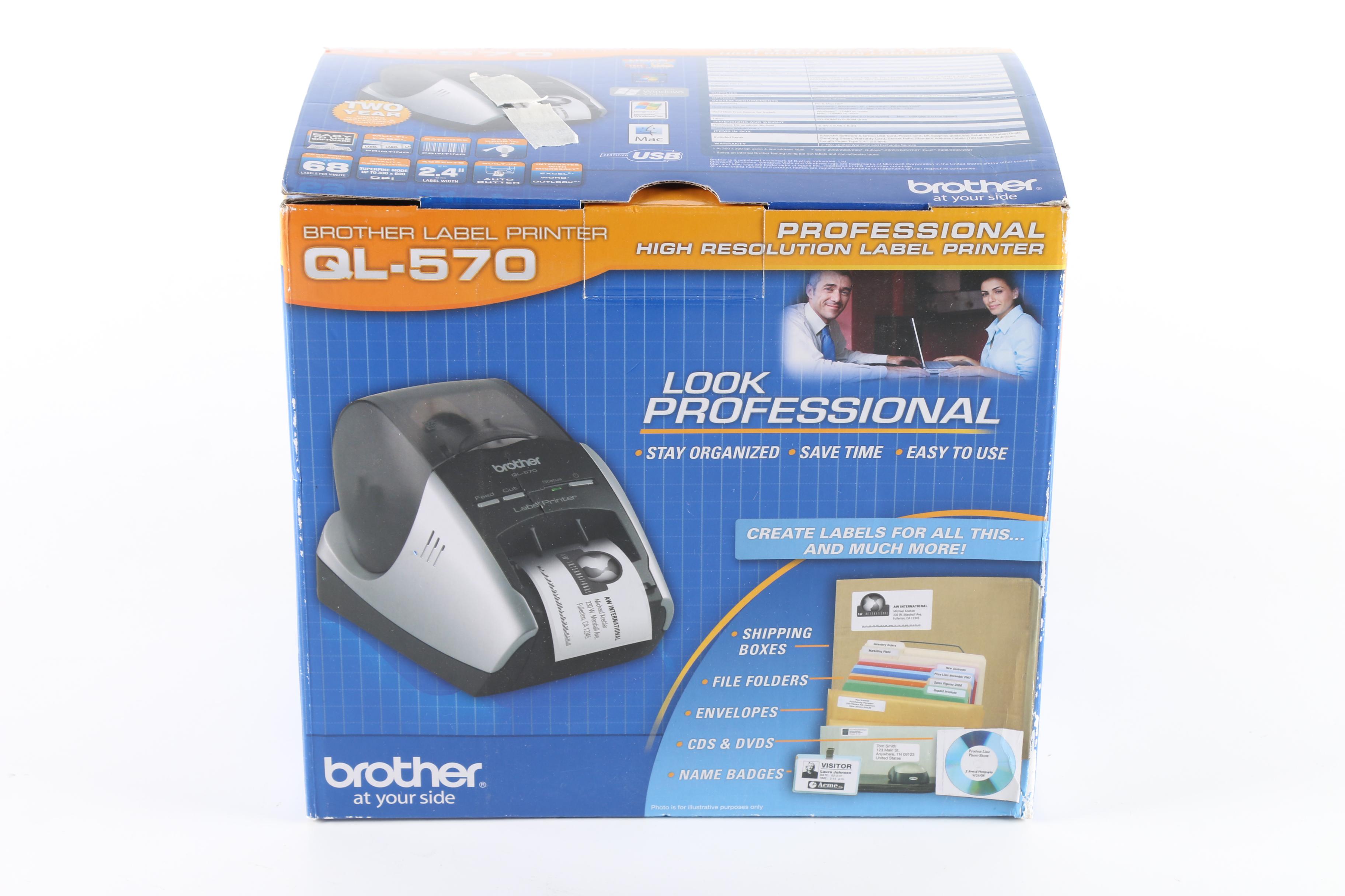 Brother "QL-570" Label Printer