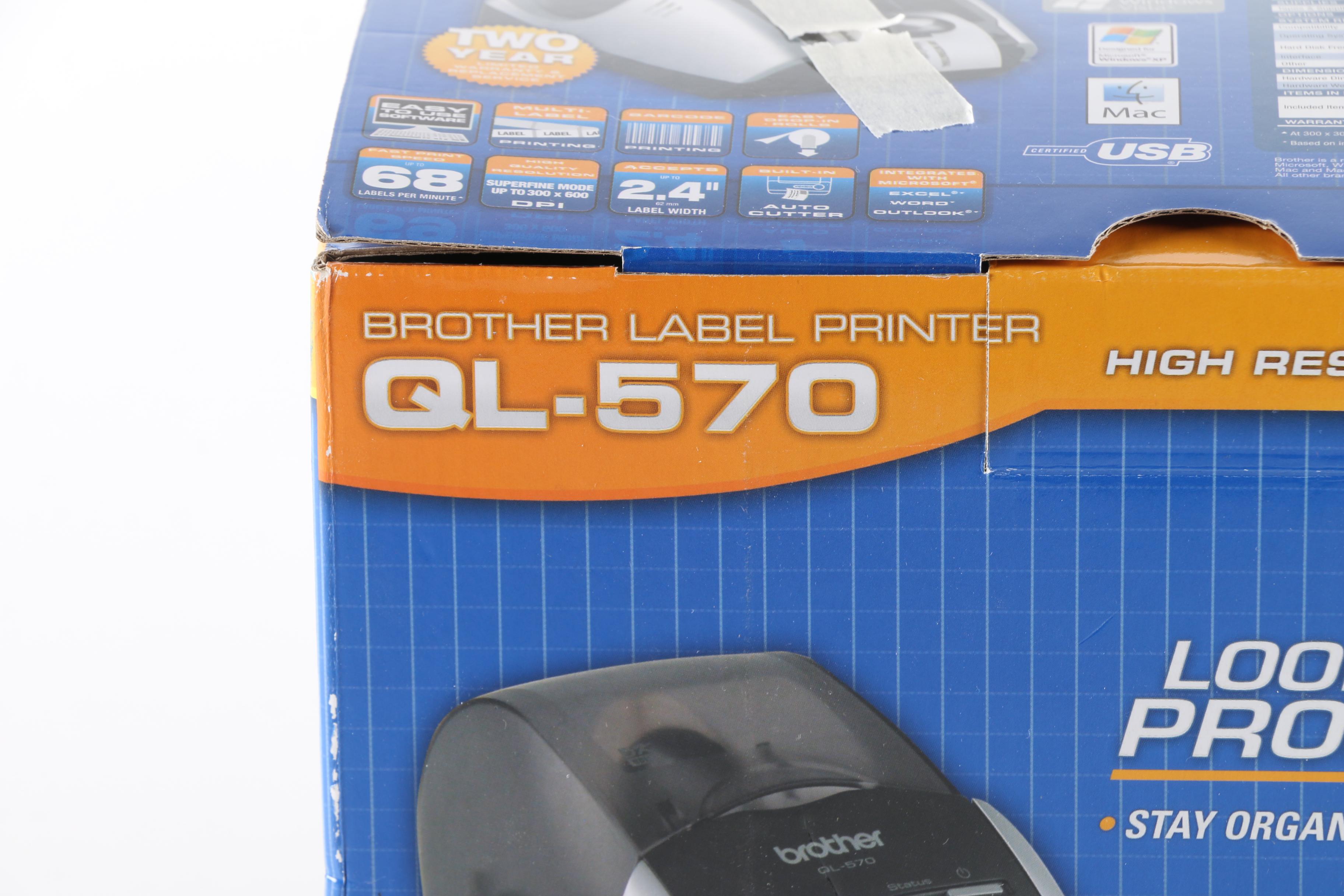 Brother "QL-570" Label Printer
