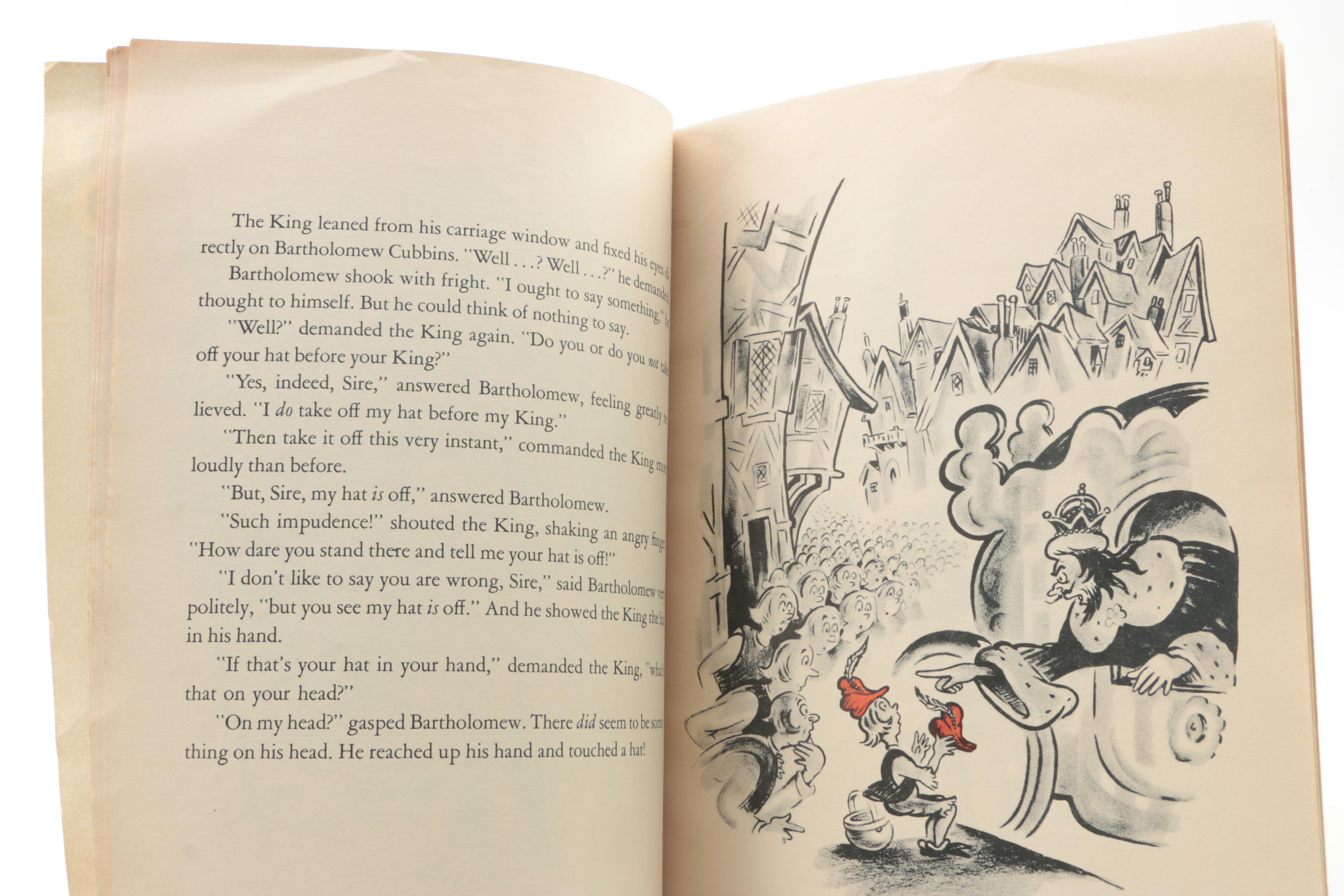 1966 "The 500 Hats of Bartholomew Cubbins" by Dr. Seuss