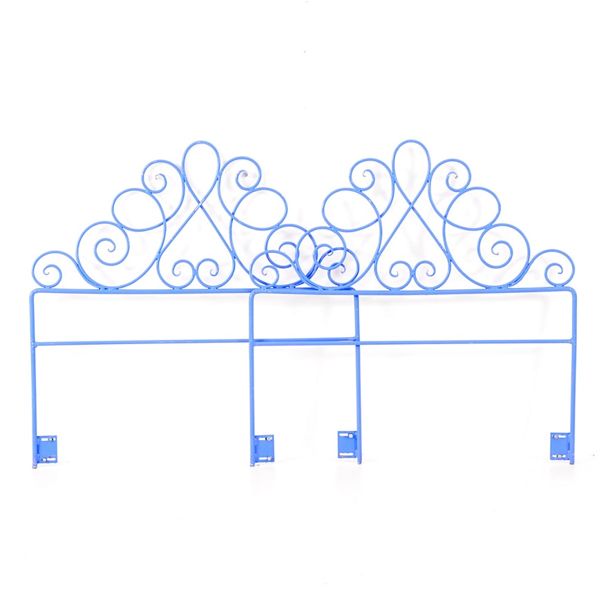 Pair of Decorative Twin Bed Headboards