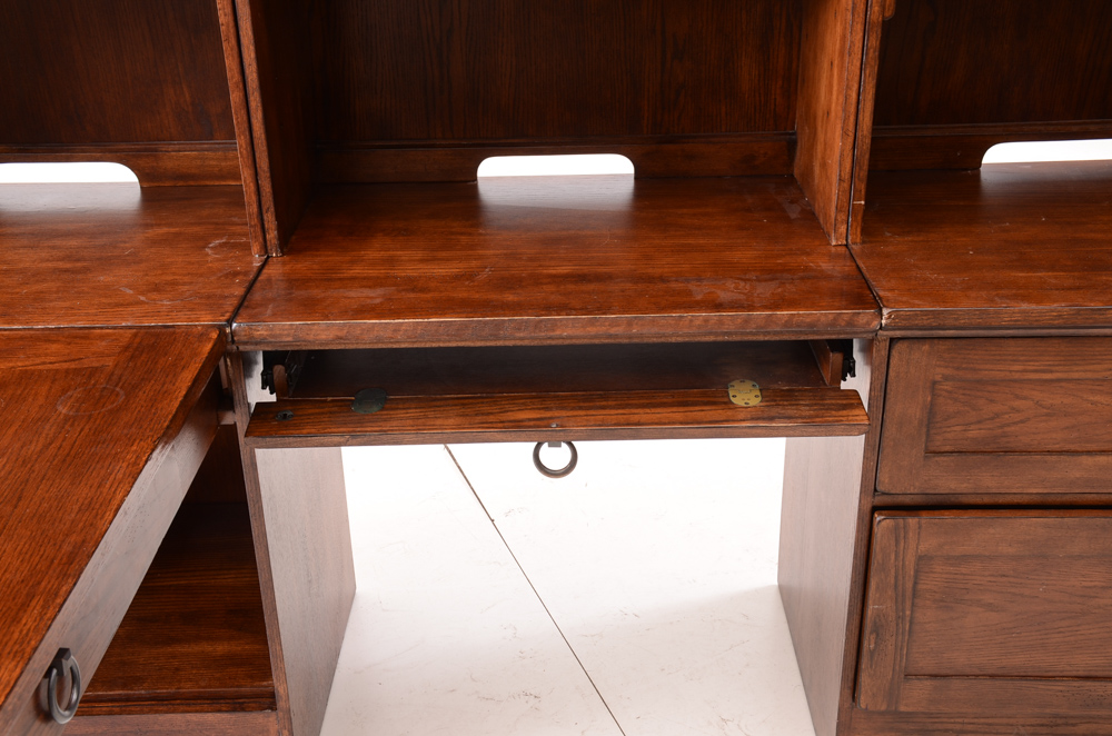 Ashley Furniture "Prarie Oak" Sectional Desk