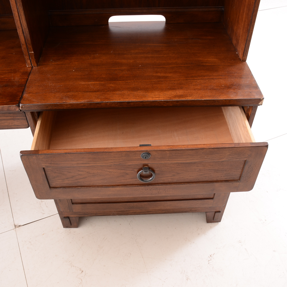 Ashley Furniture "Prarie Oak" Sectional Desk