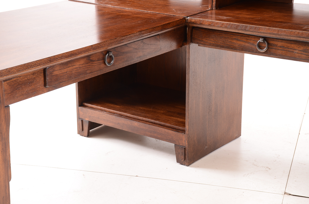 Ashley Furniture "Prarie Oak" Sectional Desk