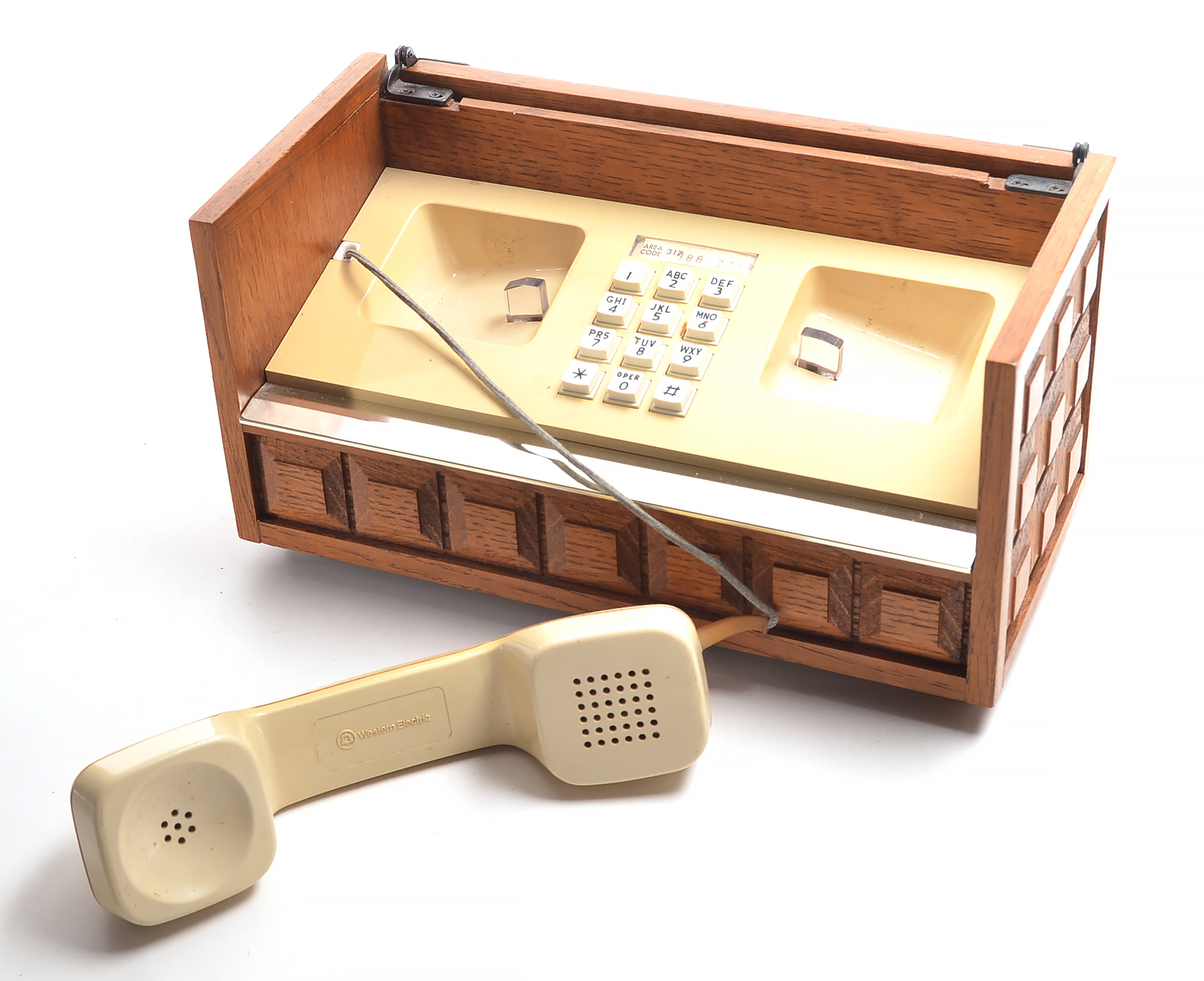 Mid Century Modern Western Electric  "Stowaway" Telephone