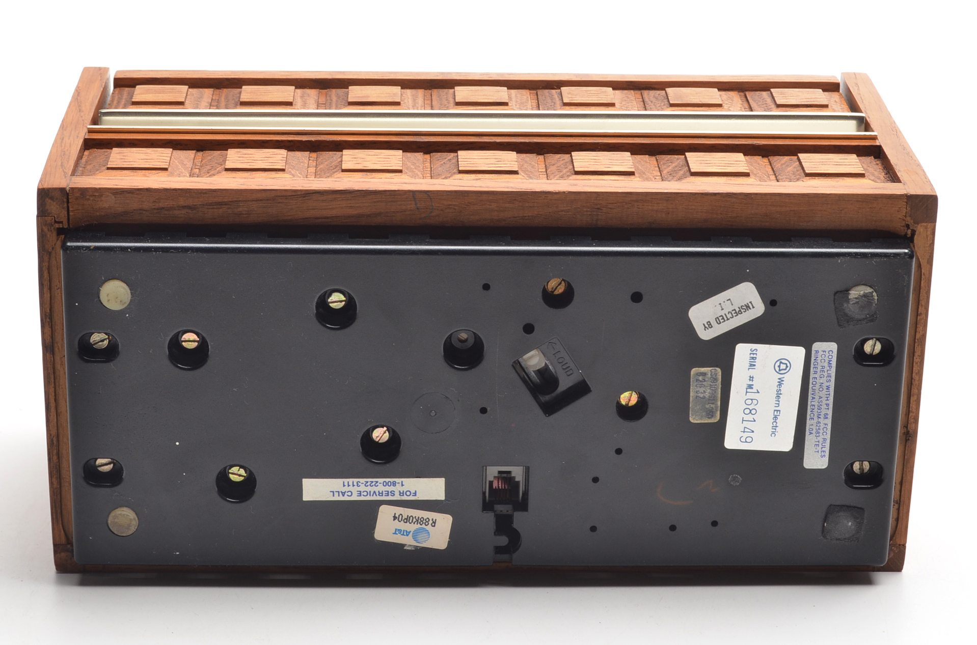 Mid Century Modern Western Electric  "Stowaway" Telephone