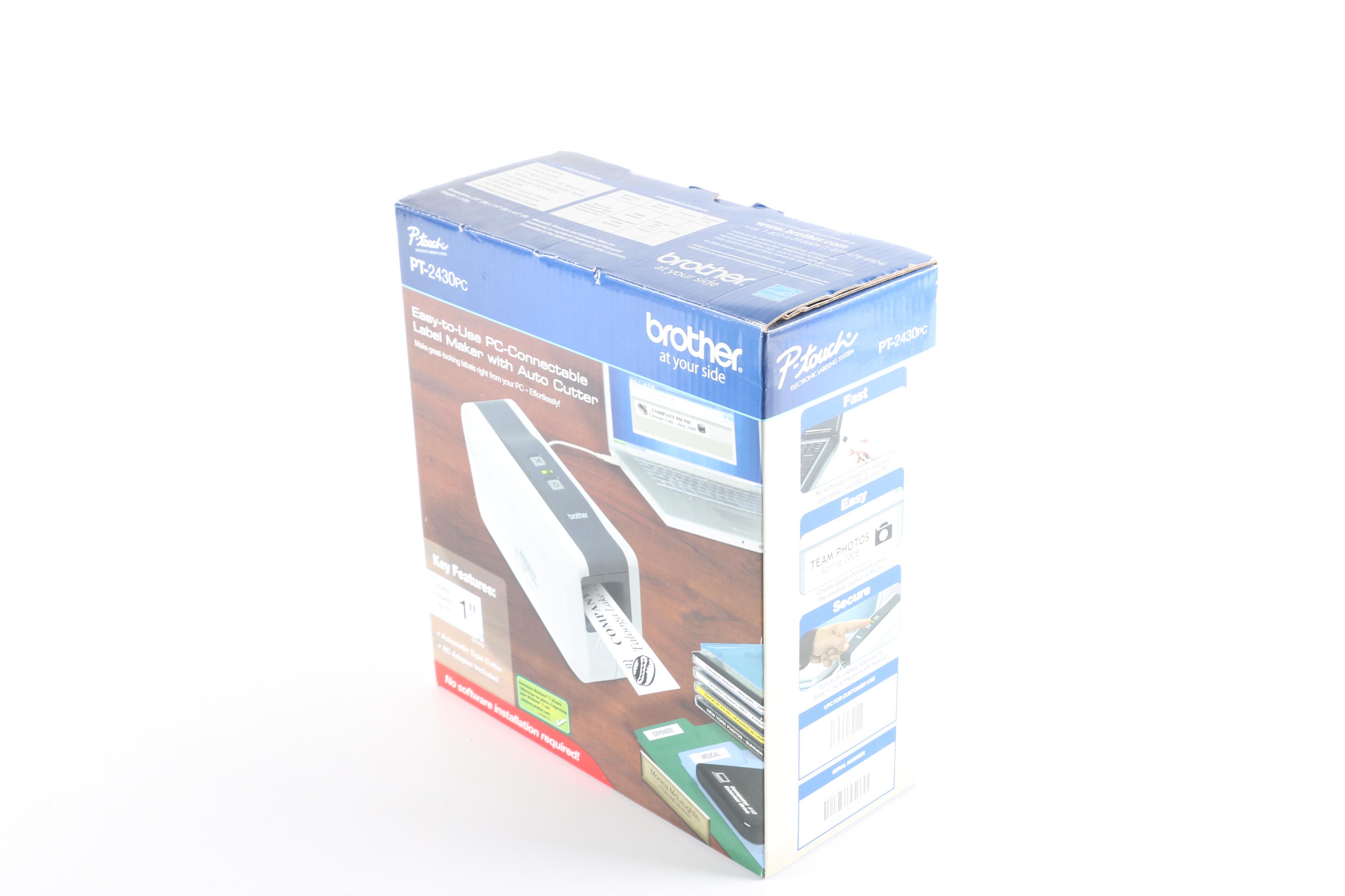 Brother and Dymo Label Makers