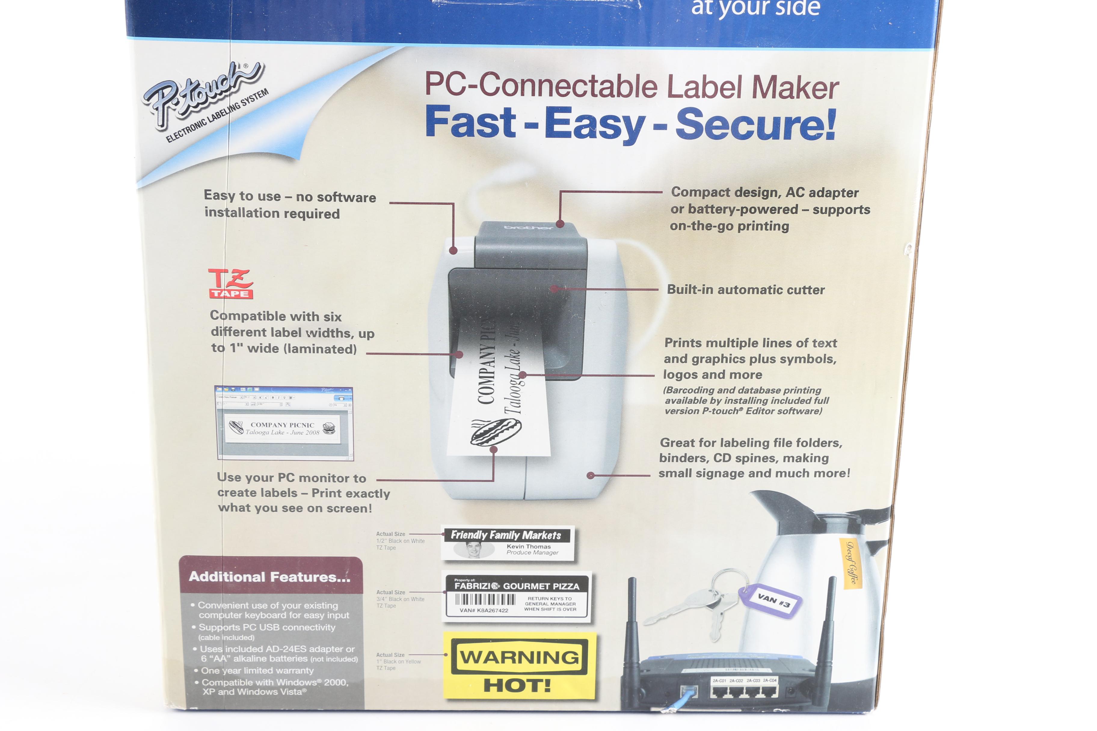 Brother and Dymo Label Makers