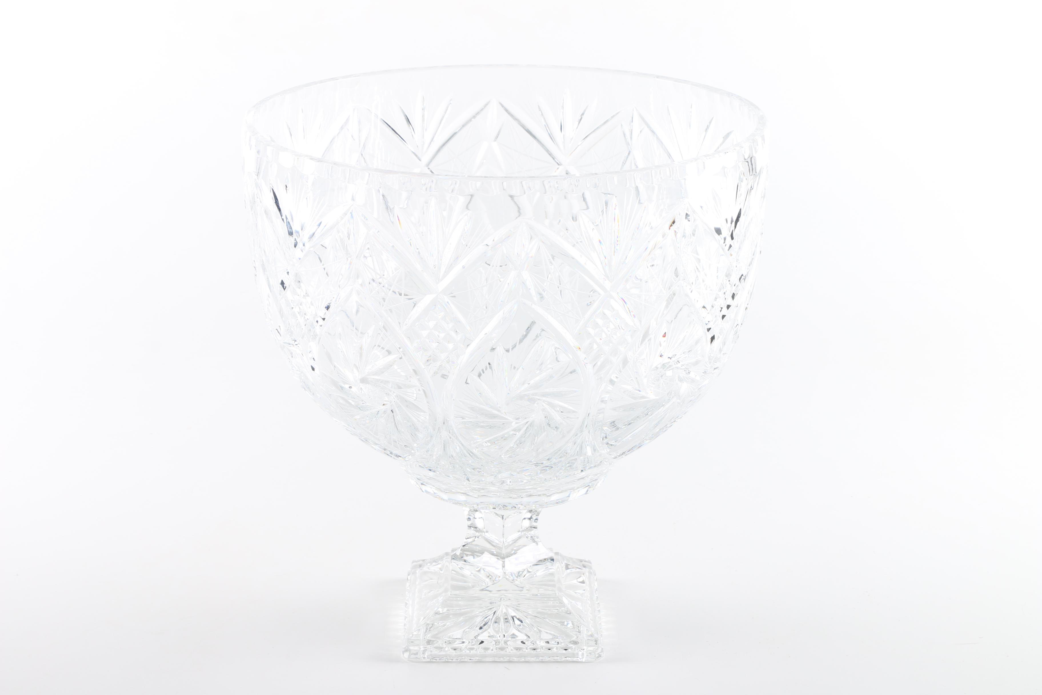 Crystal Footed Bowl