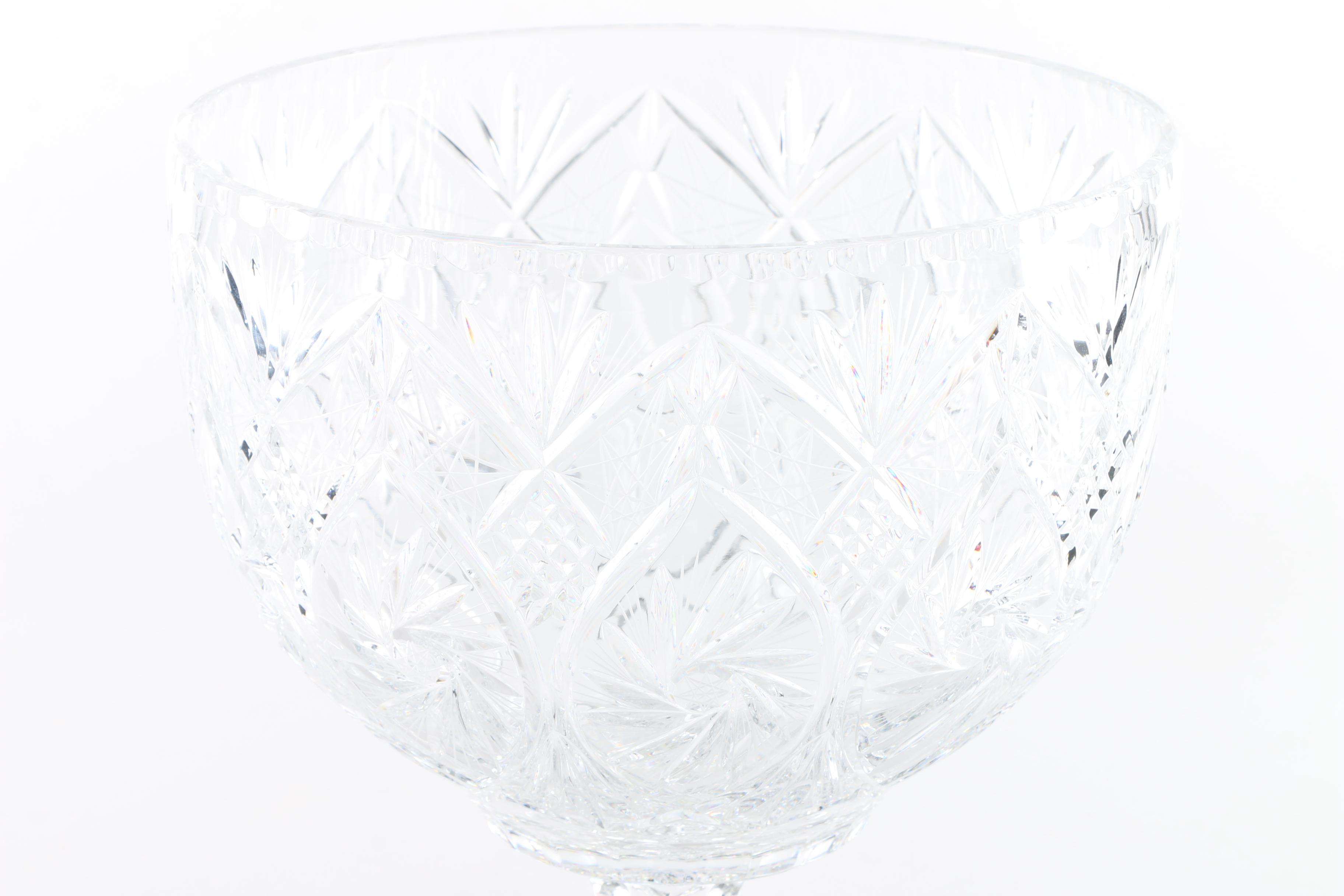 Crystal Footed Bowl