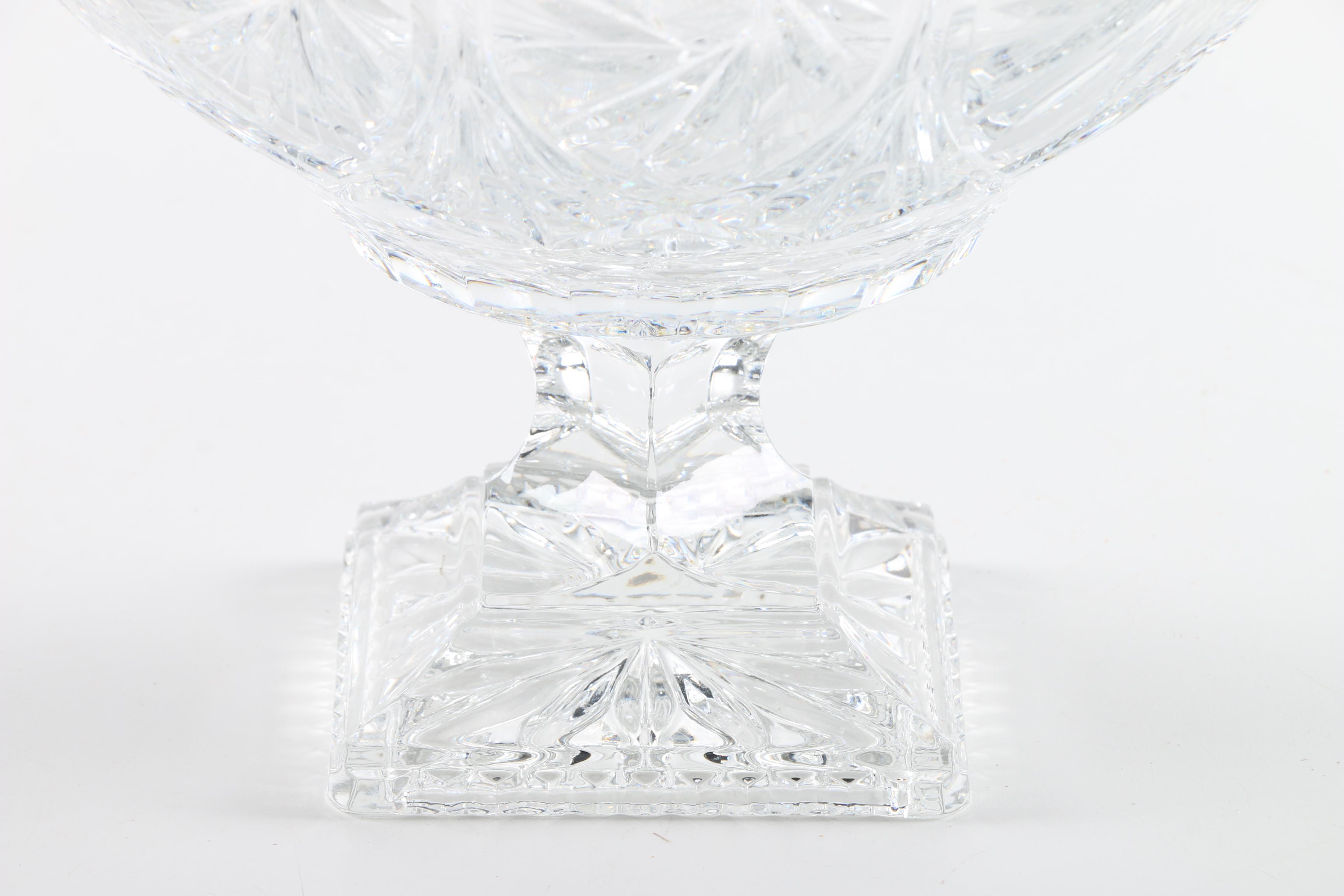 Crystal Footed Bowl