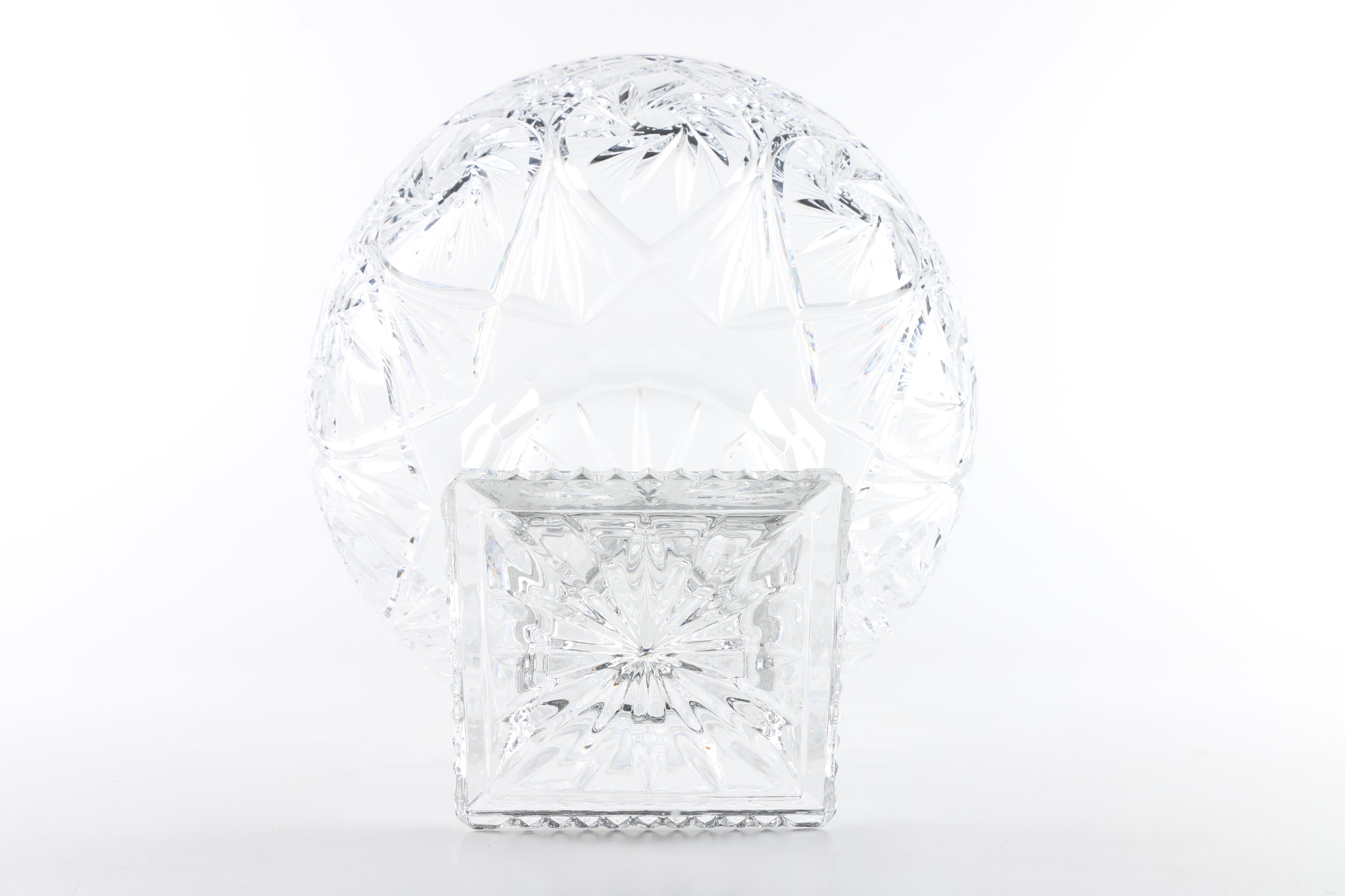 Crystal Footed Bowl