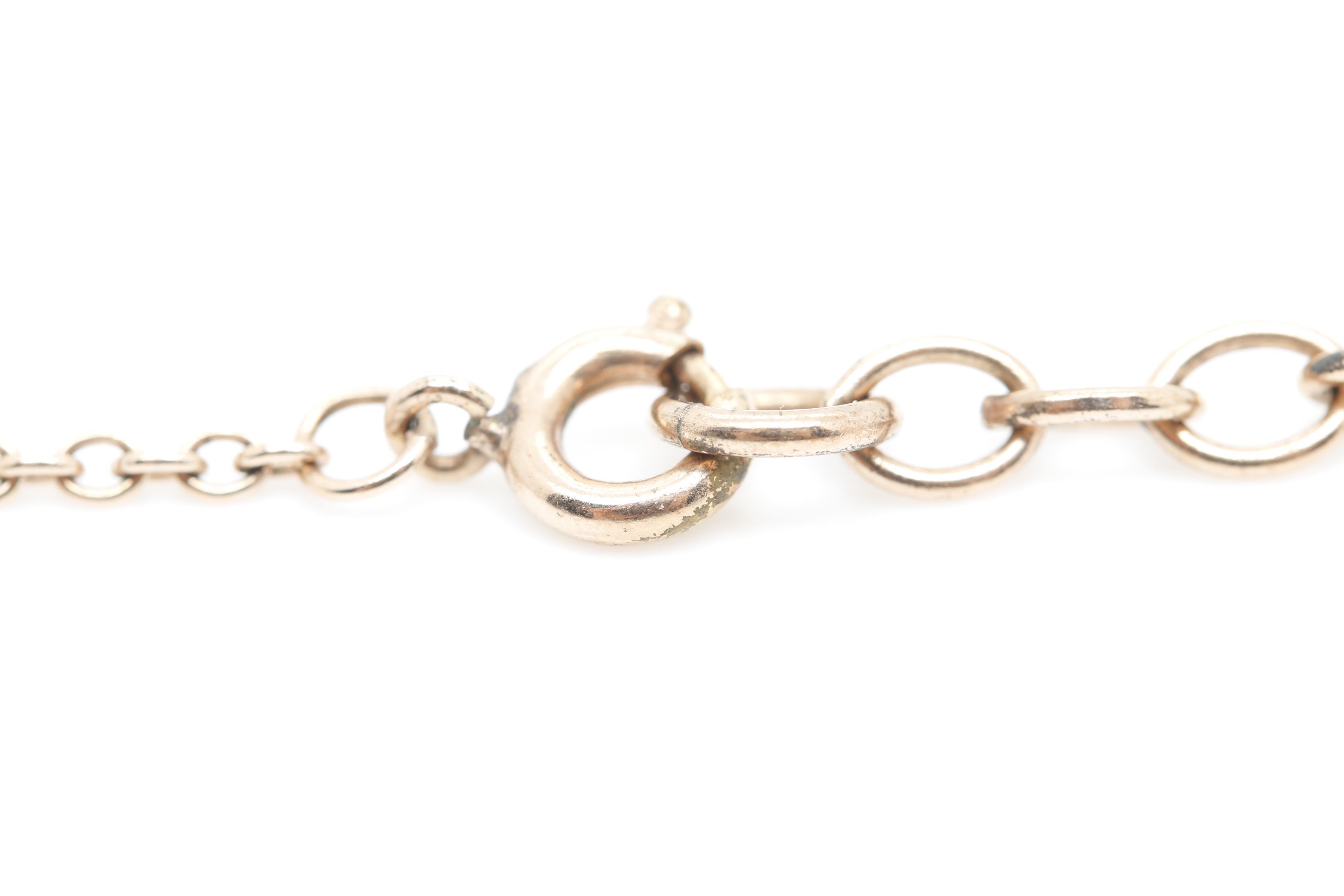 Rose Tone Garnet Necklace