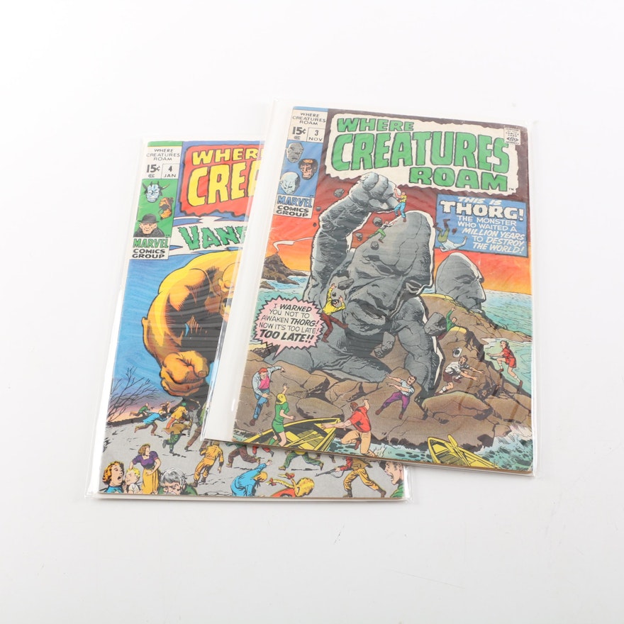 Silver Age "Where Creatures Roam" Issues #3 & 4