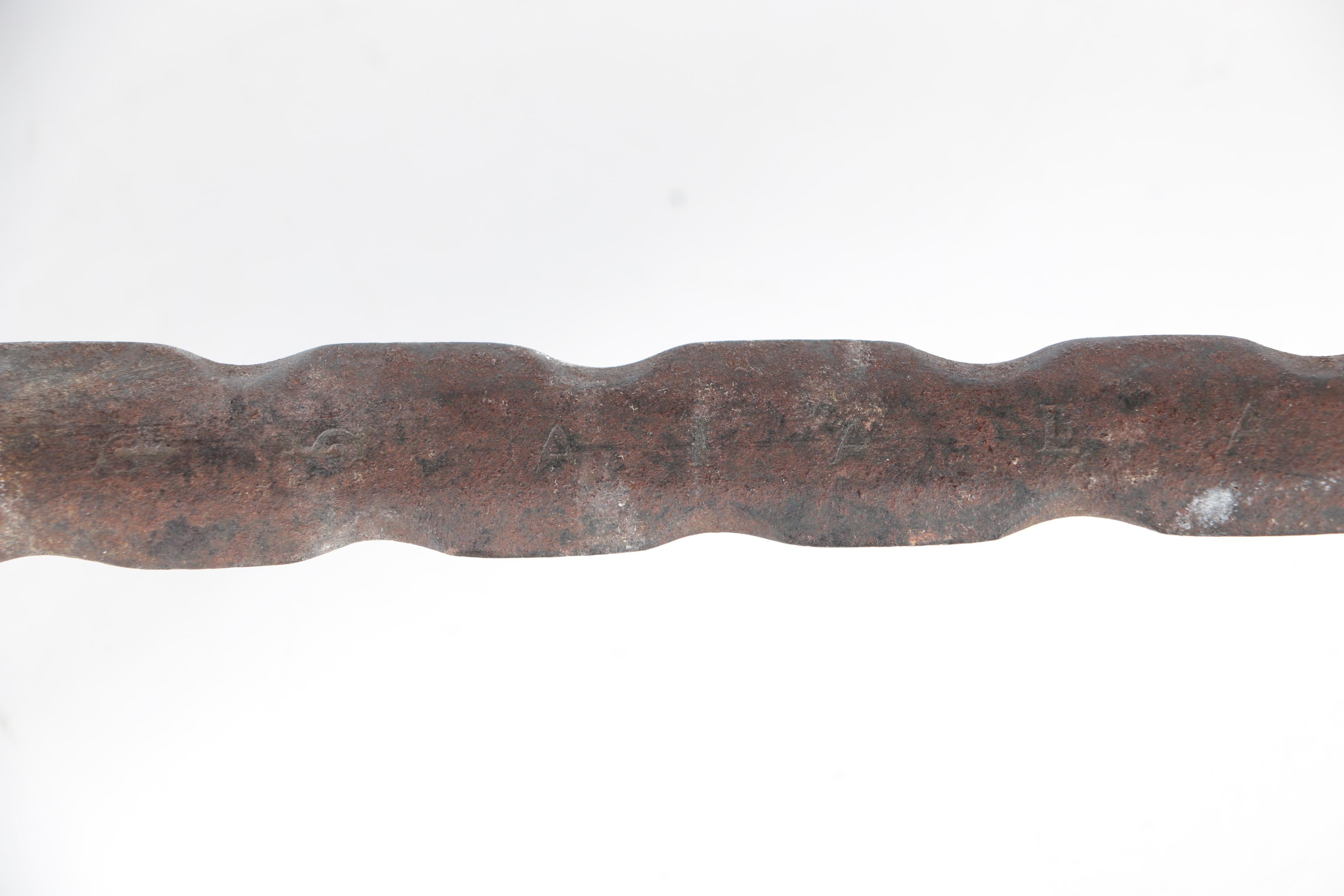 18th Century Flamberge Cup-Hilted Rapier