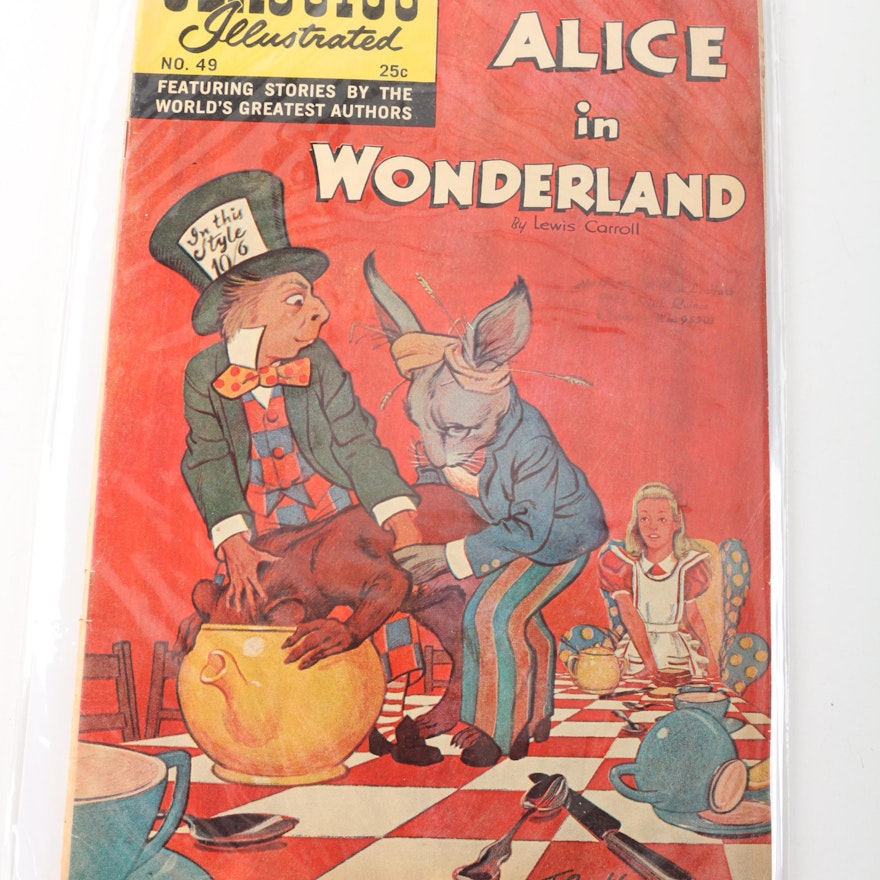 "Classics Illustrated" Issue #49 "Alice in Wonderland"