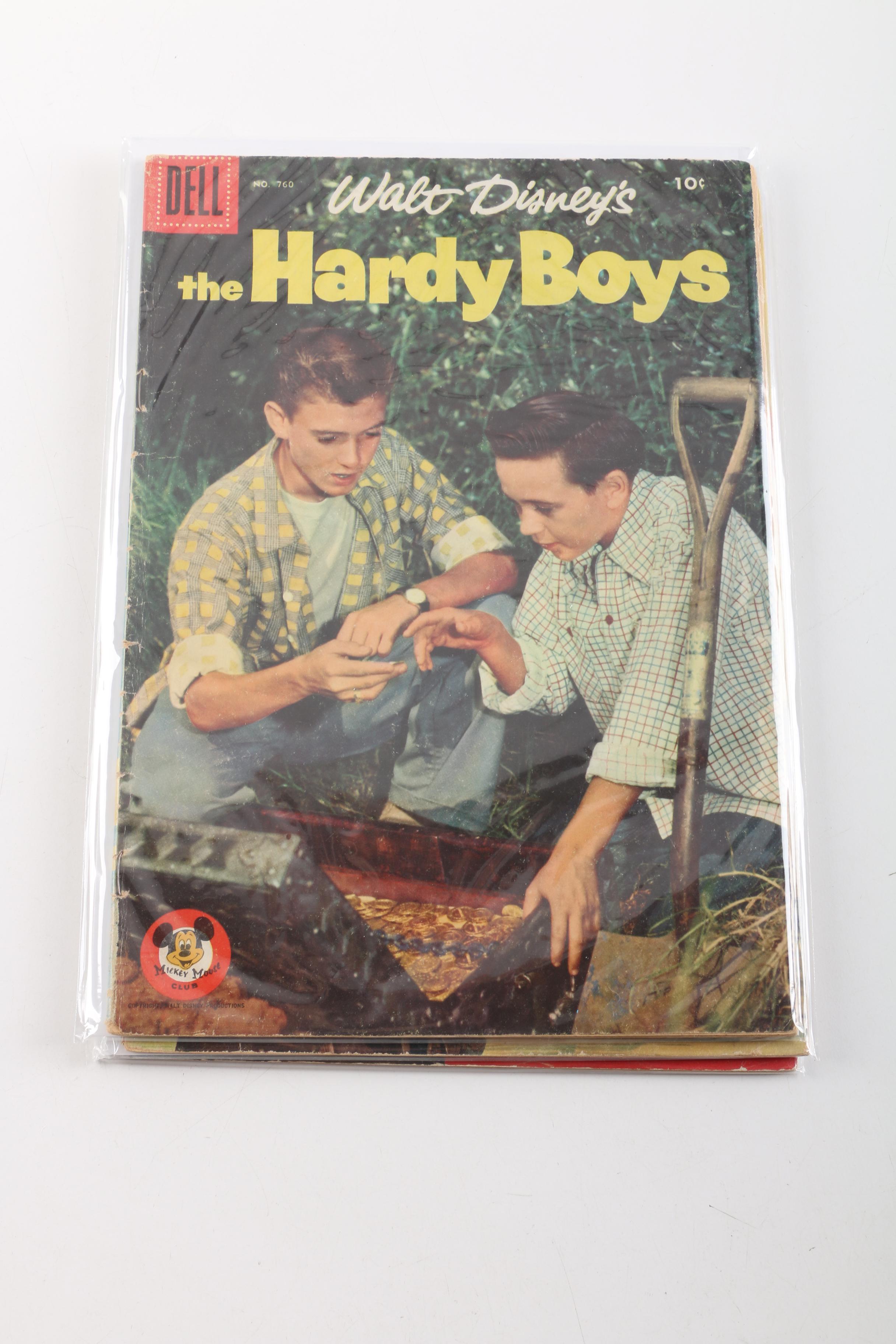 Mid-1950s "Four Color" Comics Featuring "Davy Crockett"