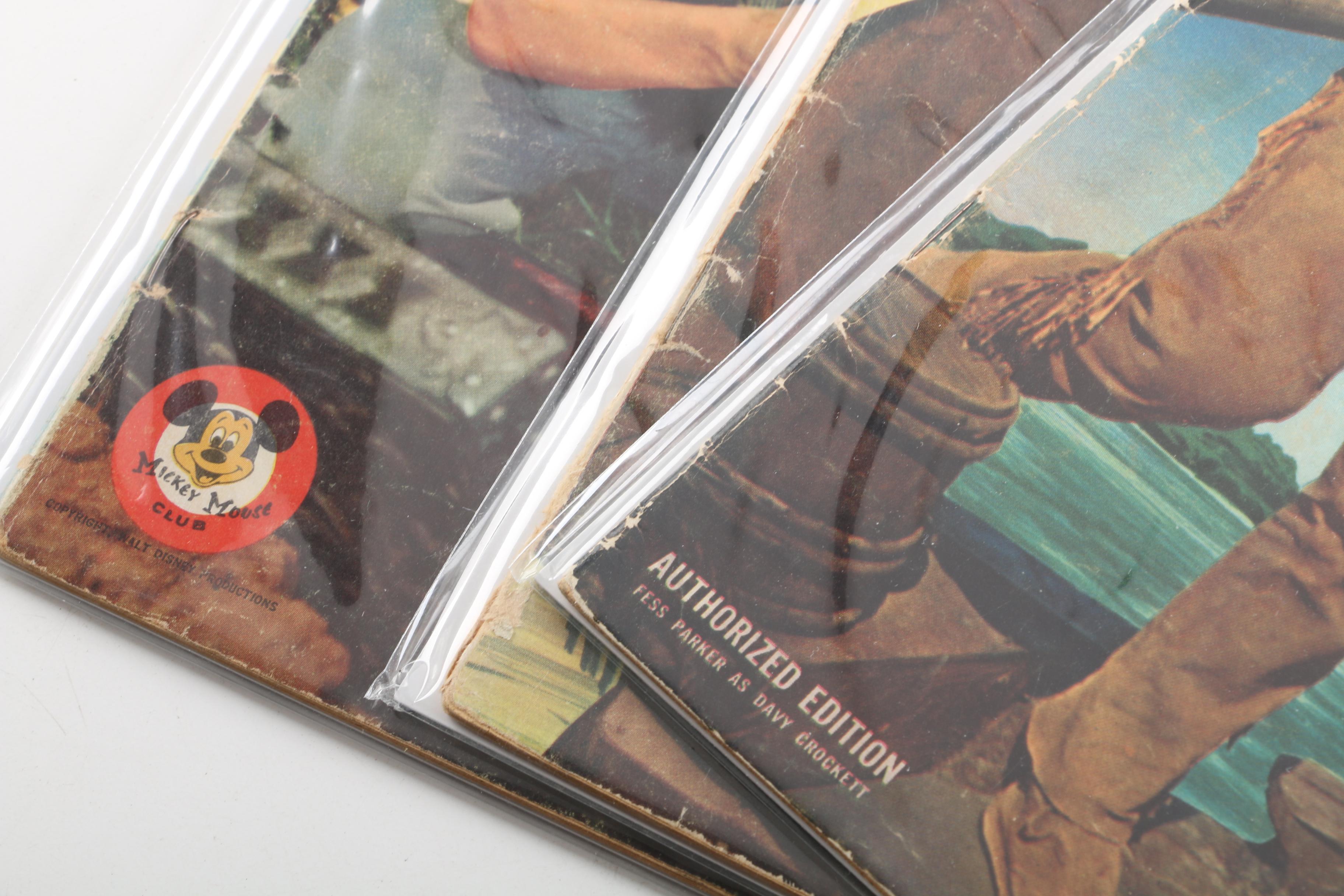 Mid-1950s "Four Color" Comics Featuring "Davy Crockett"