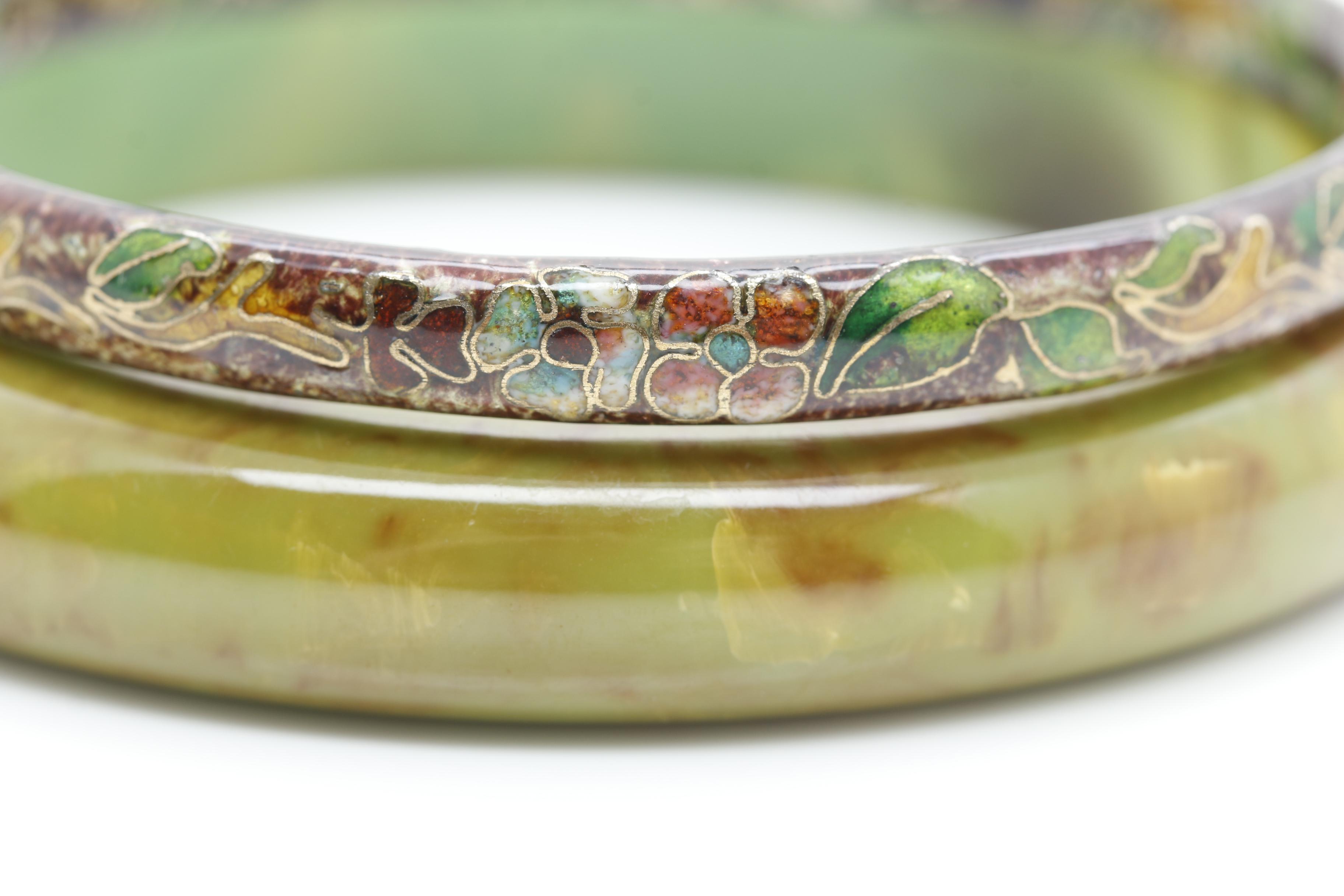 Gold Tone Jewelry Assortment Featuring Bakelite and Glass