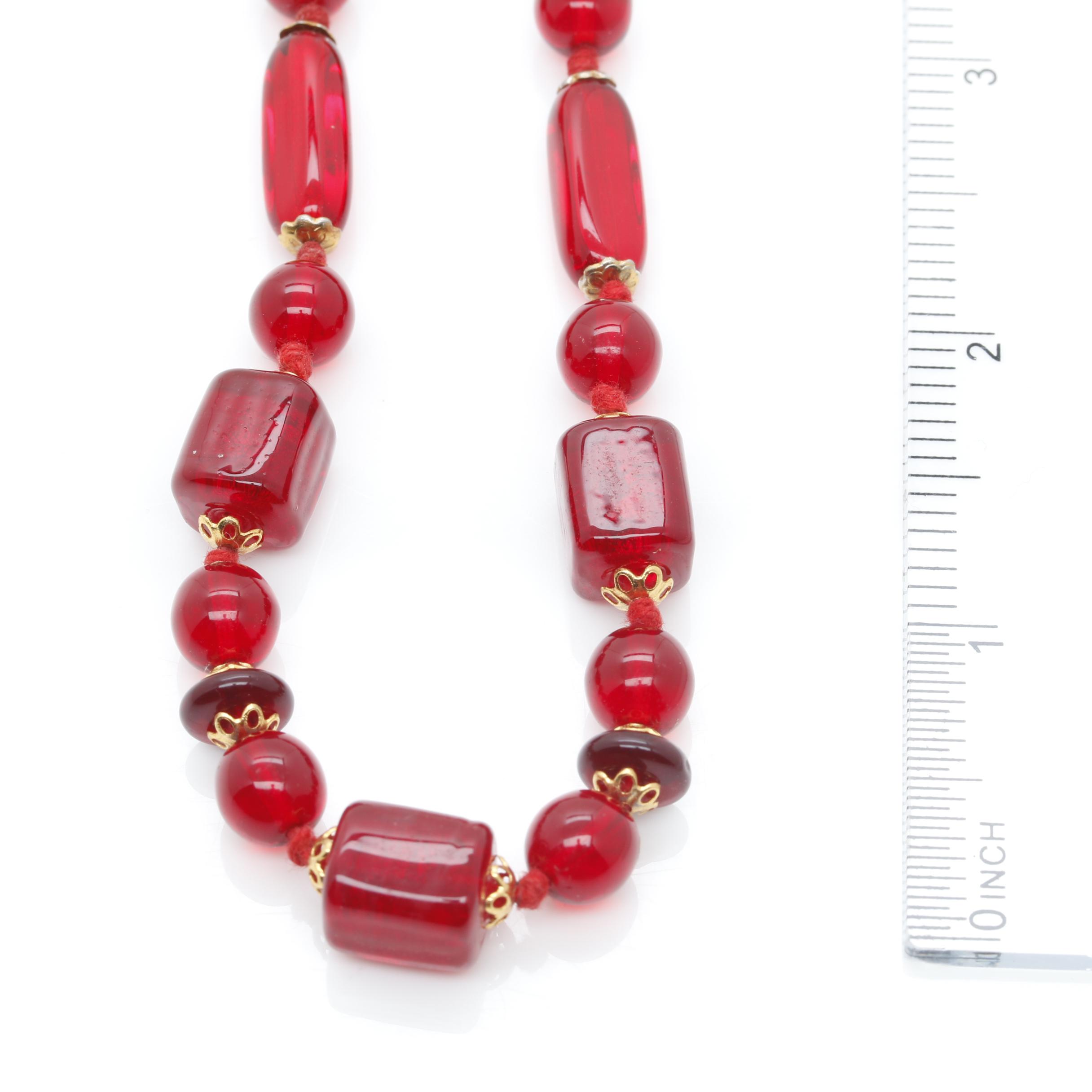 Gold Tone Jewelry Assortment Featuring Bakelite and Glass