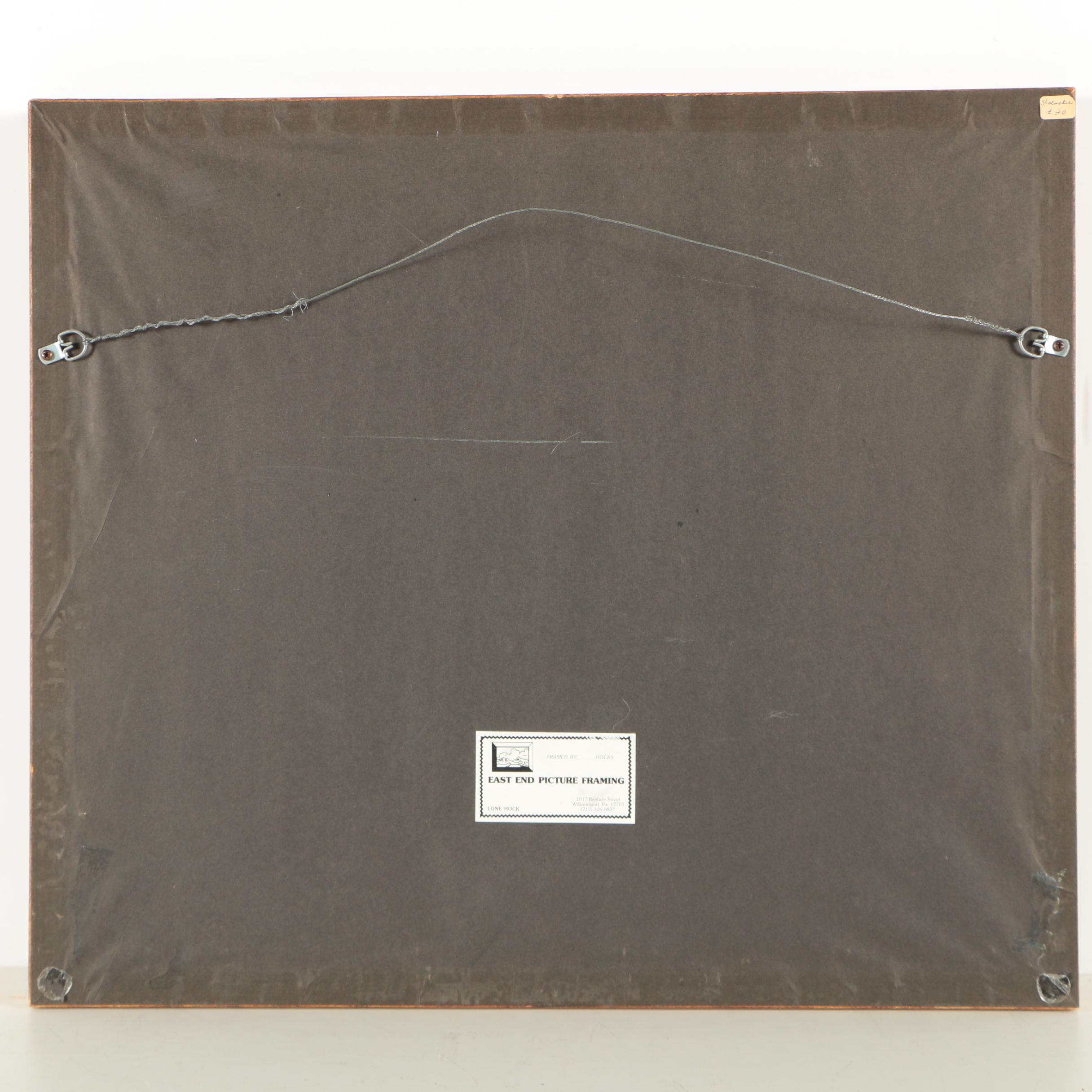 Bradley W. Shoemaker Vintage Watercolor Painting