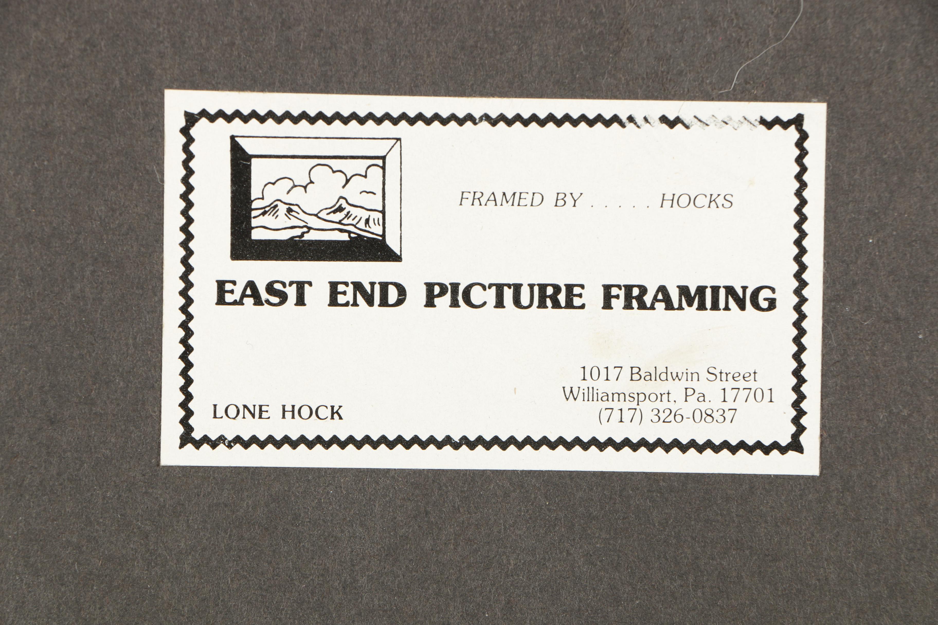 Bradley W. Shoemaker Vintage Watercolor Painting